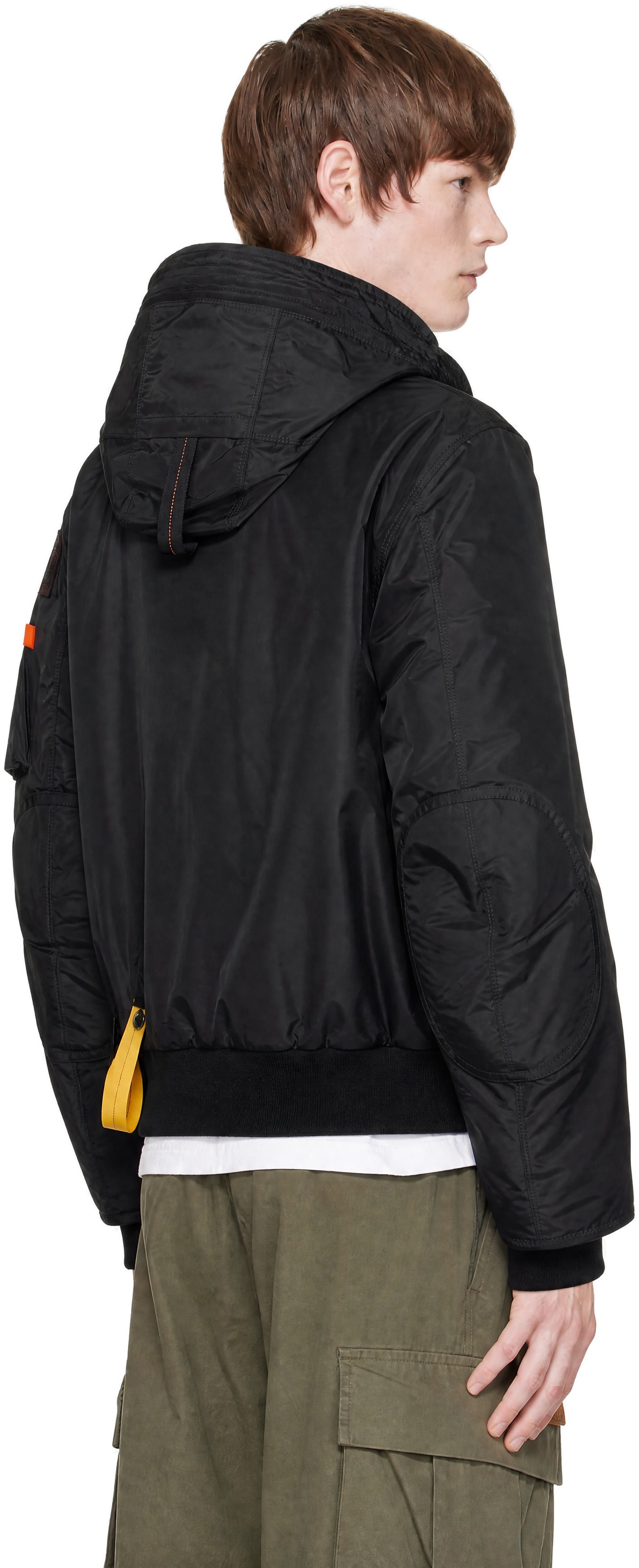 Parajumpers - Black Gobi Hooded Down Bomber Jacket