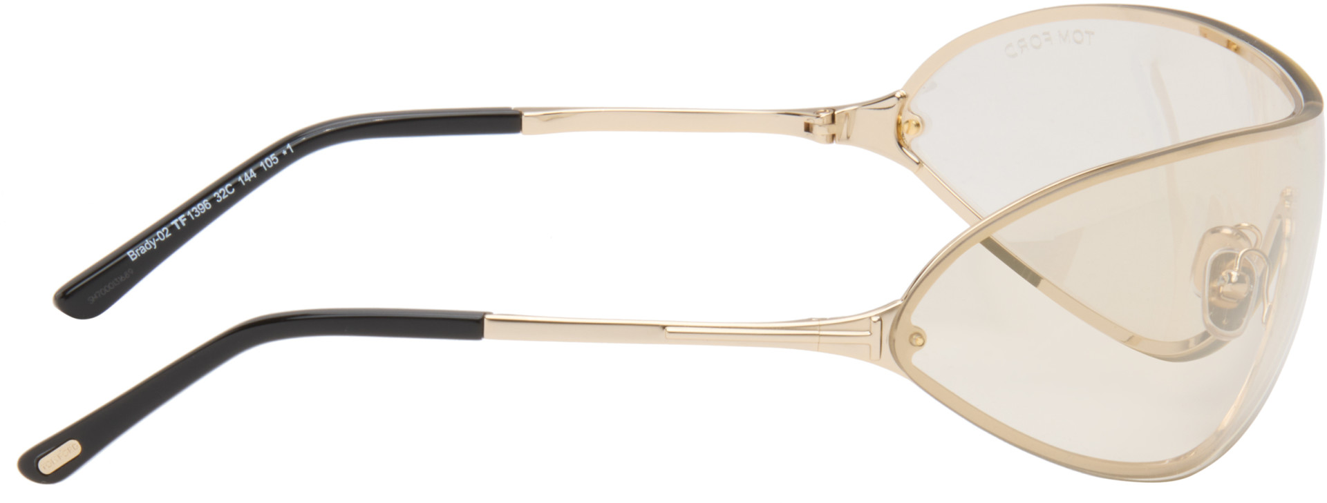 TOM FORD - Lunettes de soleil Brady dorées