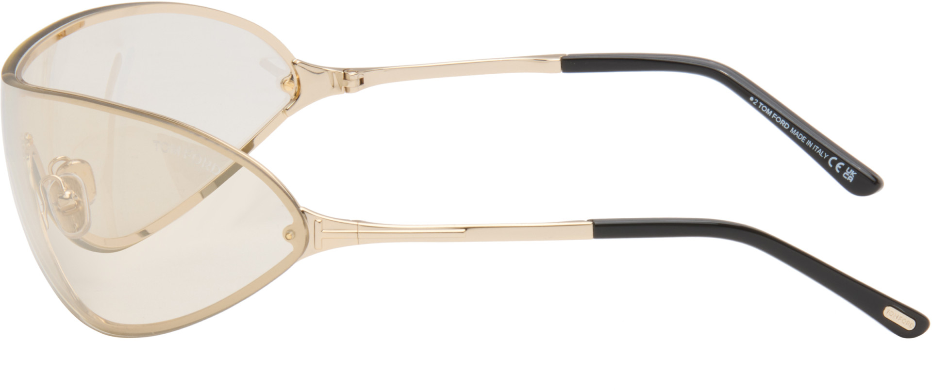 TOM FORD - Lunettes de soleil Brady dorées
