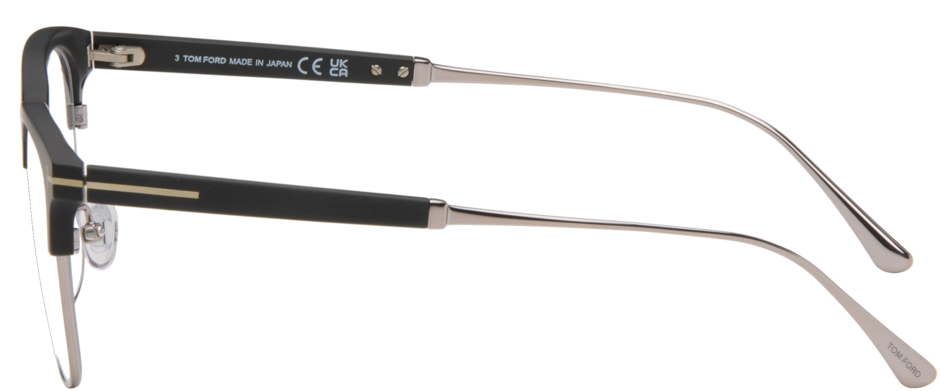 TOM FORD - Black Blue Block Glasses