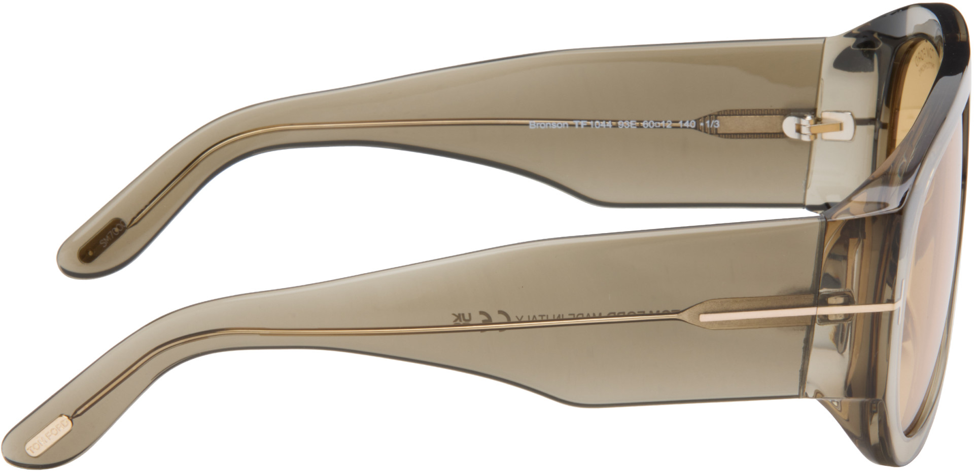 TOM FORD - Lunettes de soleil Bronson grises