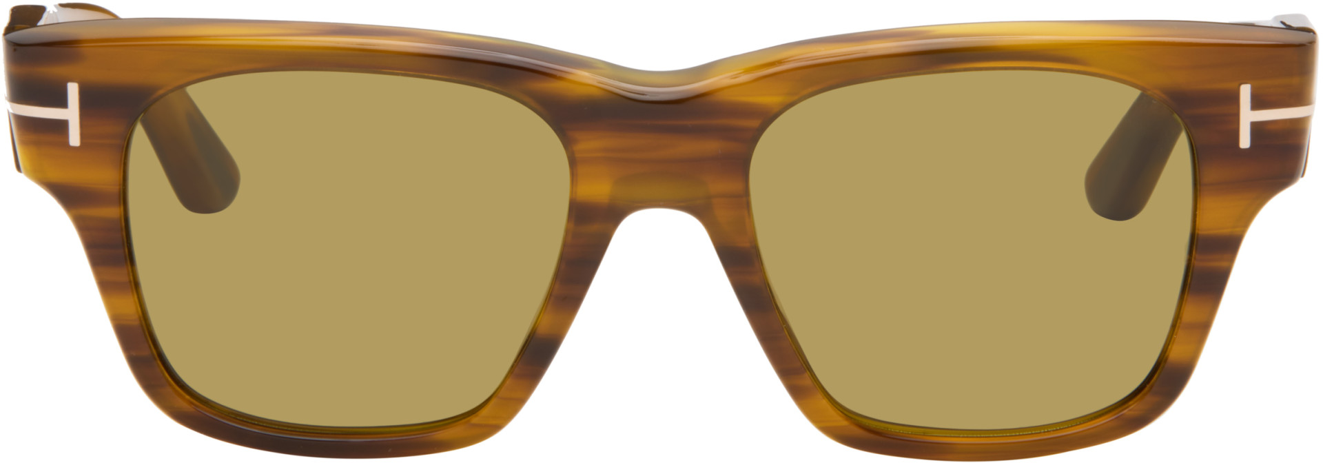 TOM FORD - Brown Caine Sunglasses