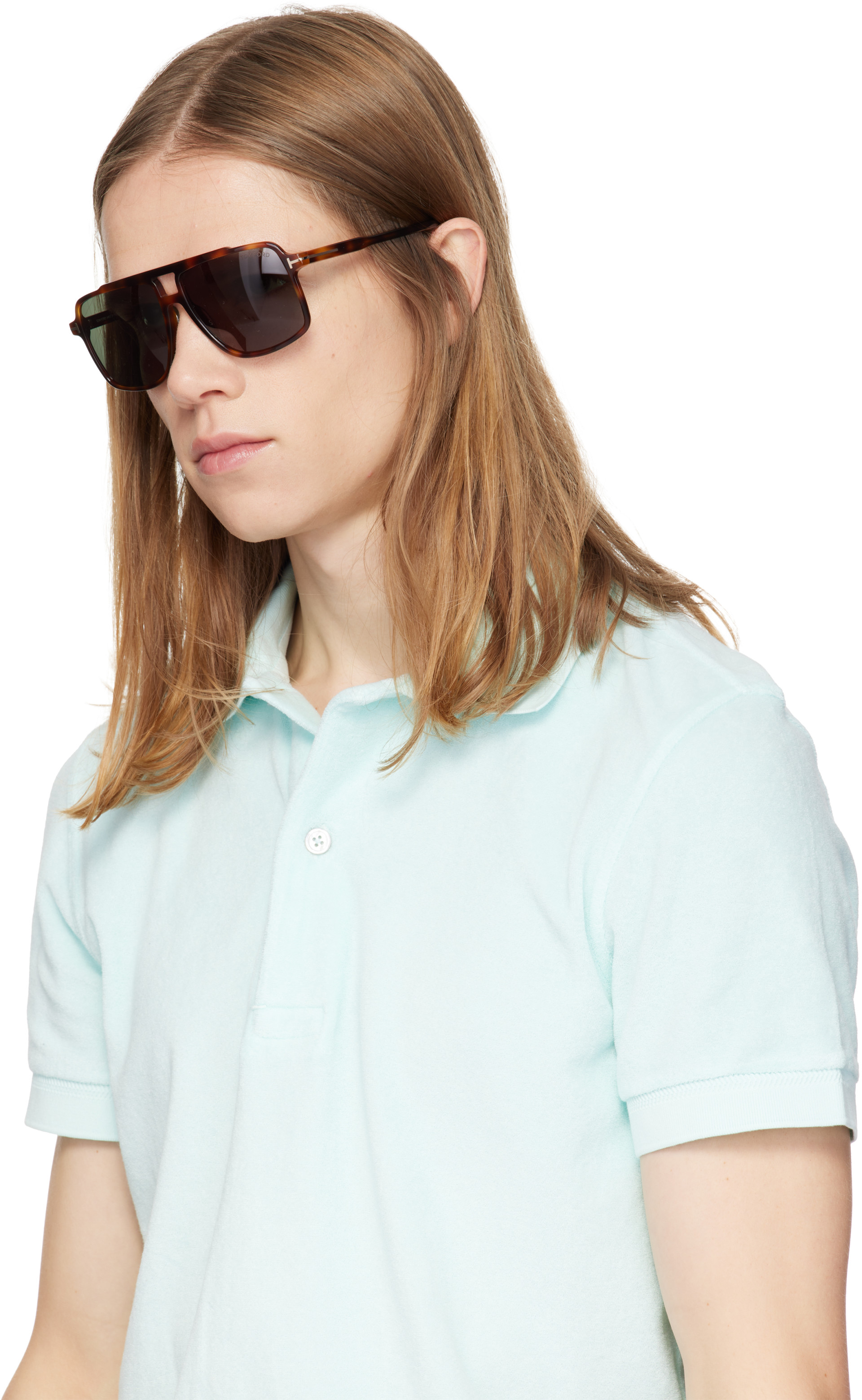 TOM FORD - Brown Kemp Sunglasses