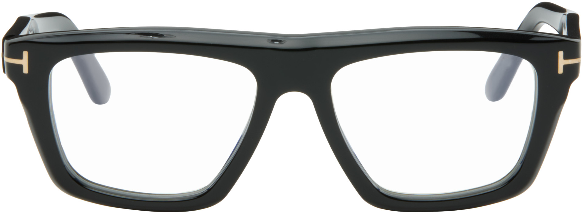 TOM FORD - Black Blue Block Glasses