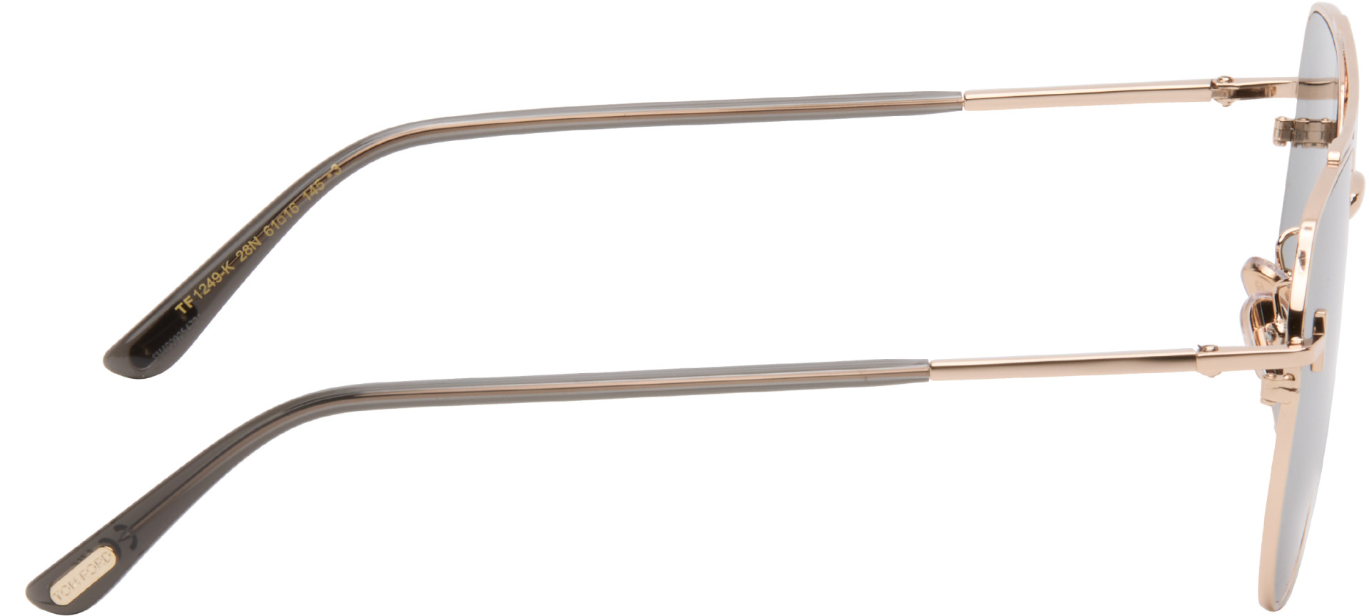 TOM FORD - Rose Gold Navigator Sunglasses