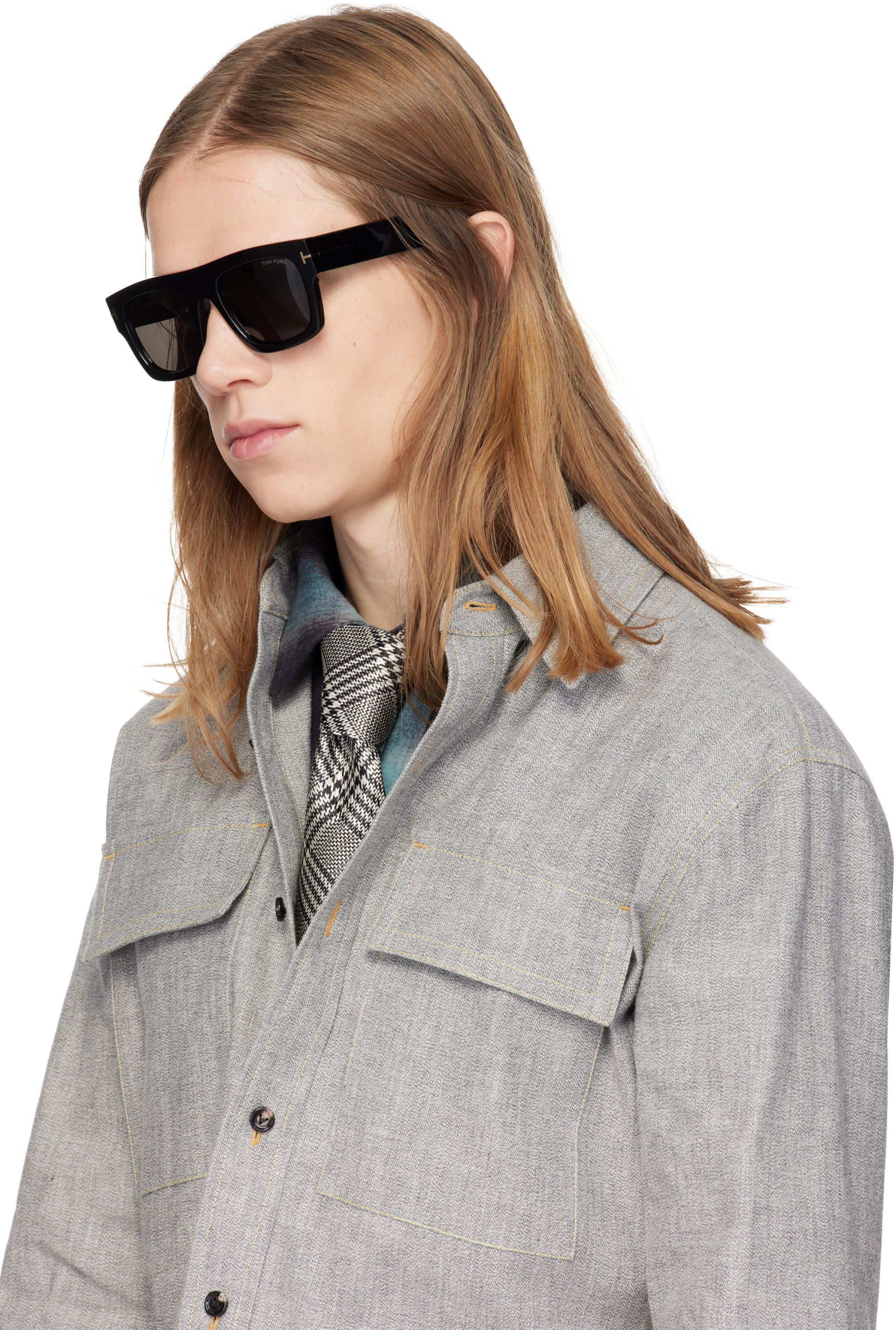 TOM FORD - Black Fausto Sunglasses
