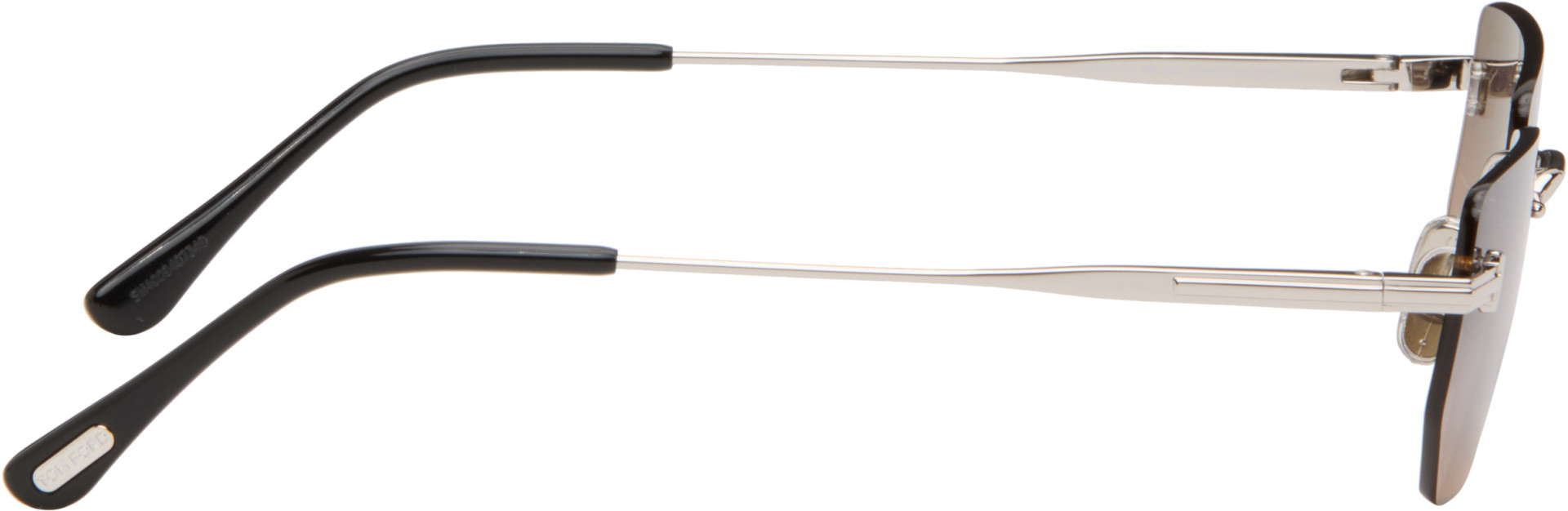TOM FORD - Lunettes de soleil Ethan argentées