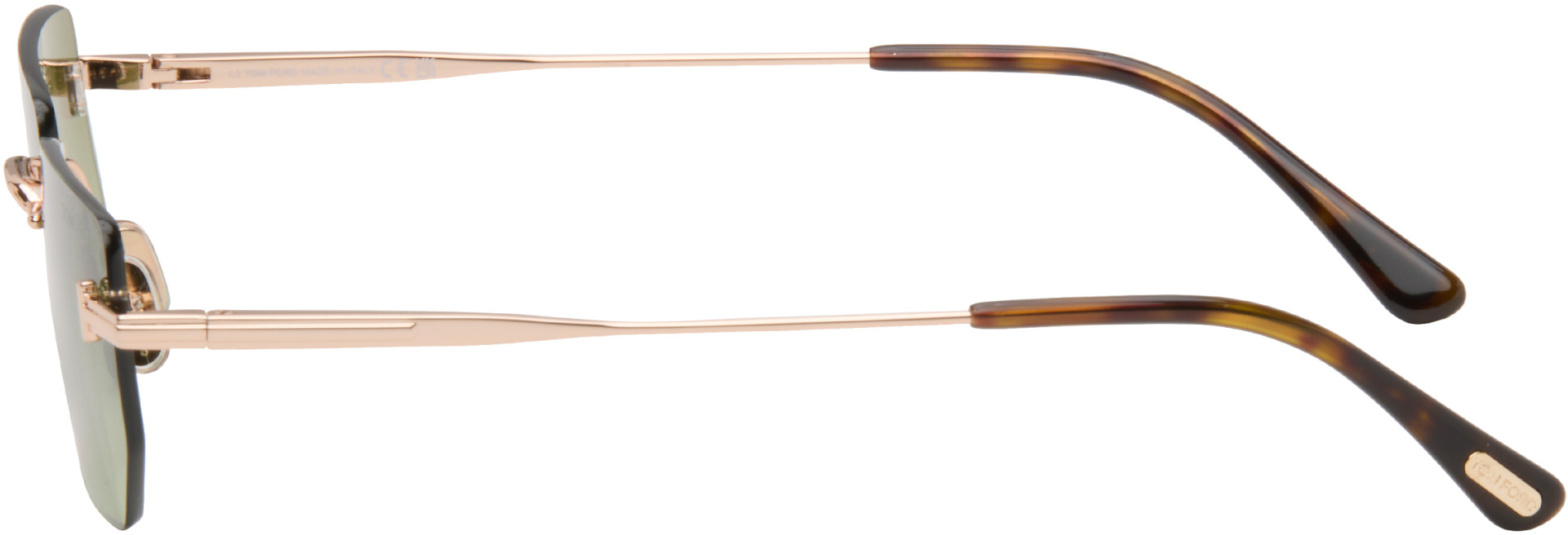 TOM FORD - Lunettes de soleil Ethan doré rose