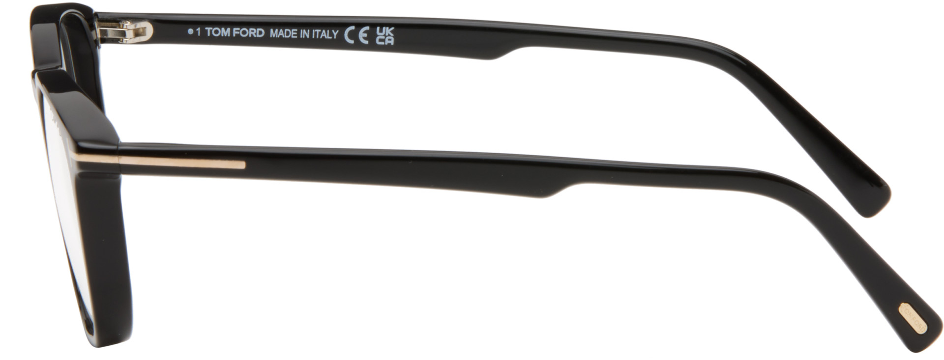 TOM FORD - Black Round Blue Light Glasses