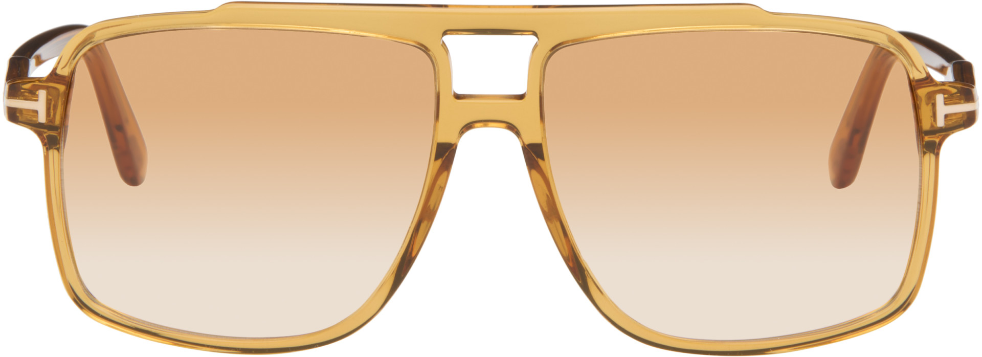 TOM FORD - Yellow Kemp Sunglasses