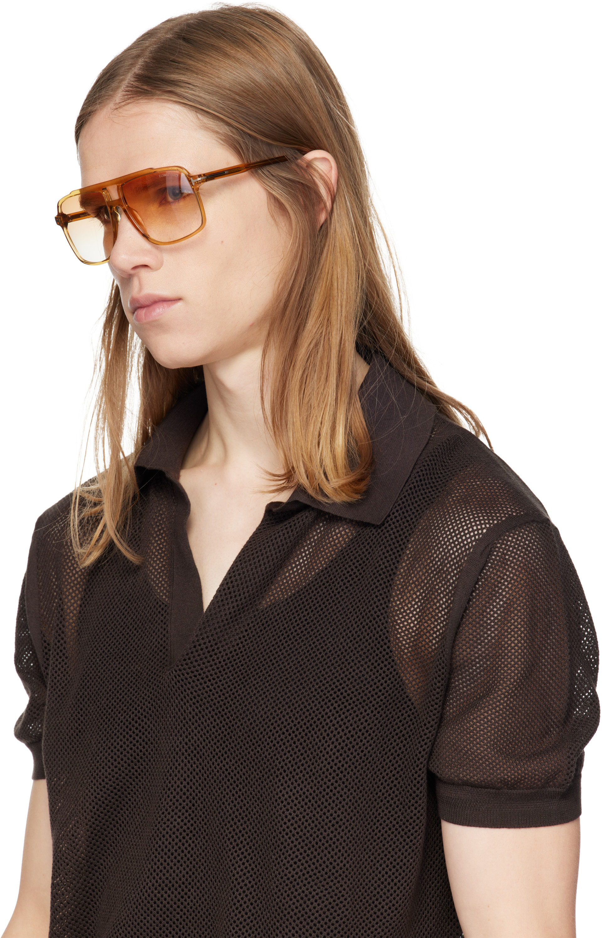 TOM FORD - Yellow Kemp Sunglasses