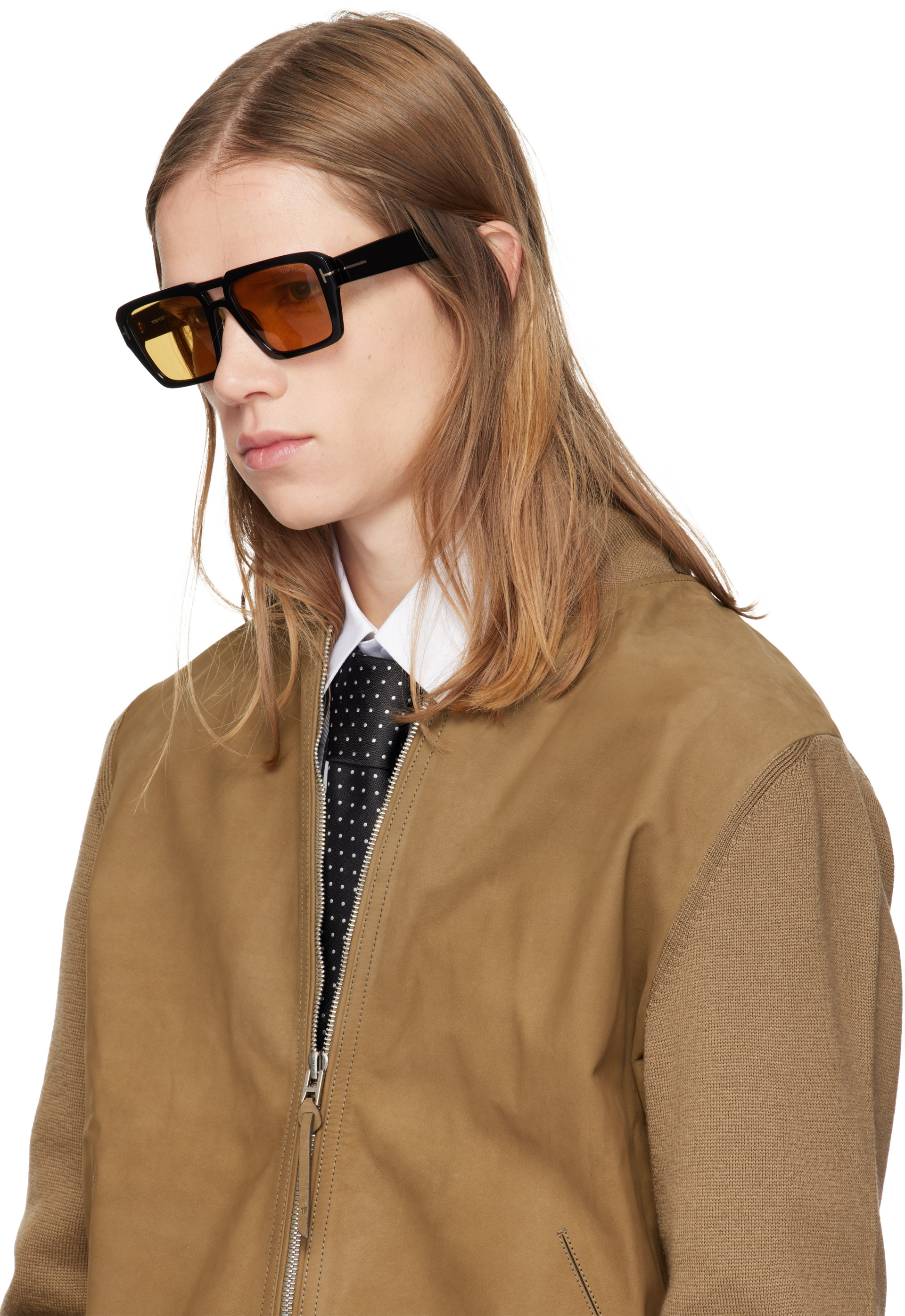 TOM FORD - Black Redford Sunglasses