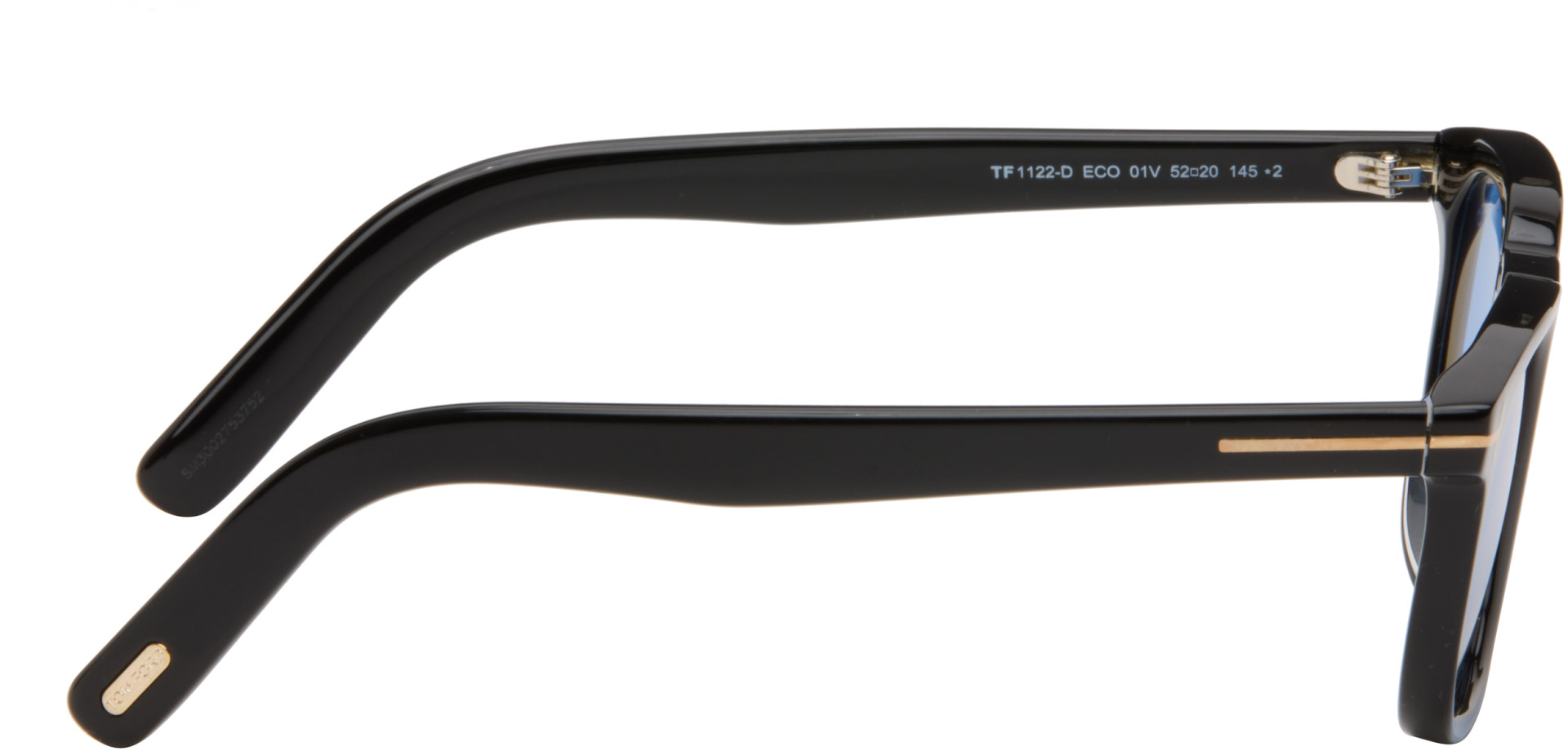 TOM FORD - Black Oval Sunglasses