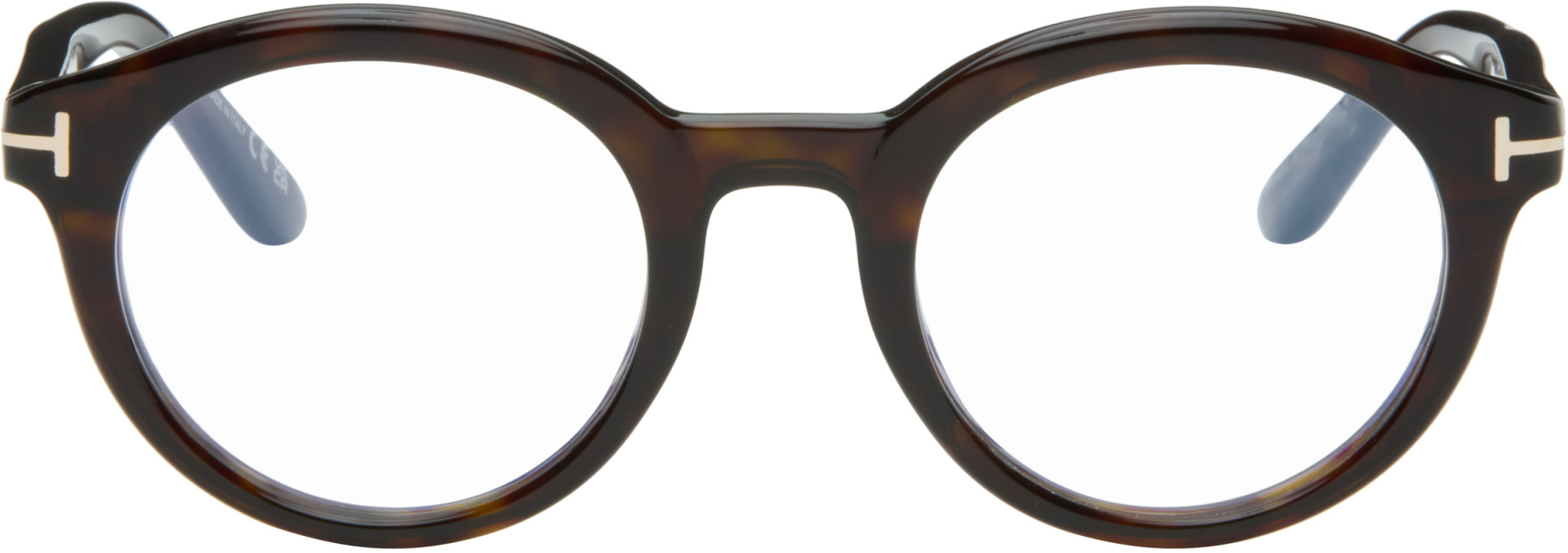 TOM FORD - Brown Blue Block Glasses