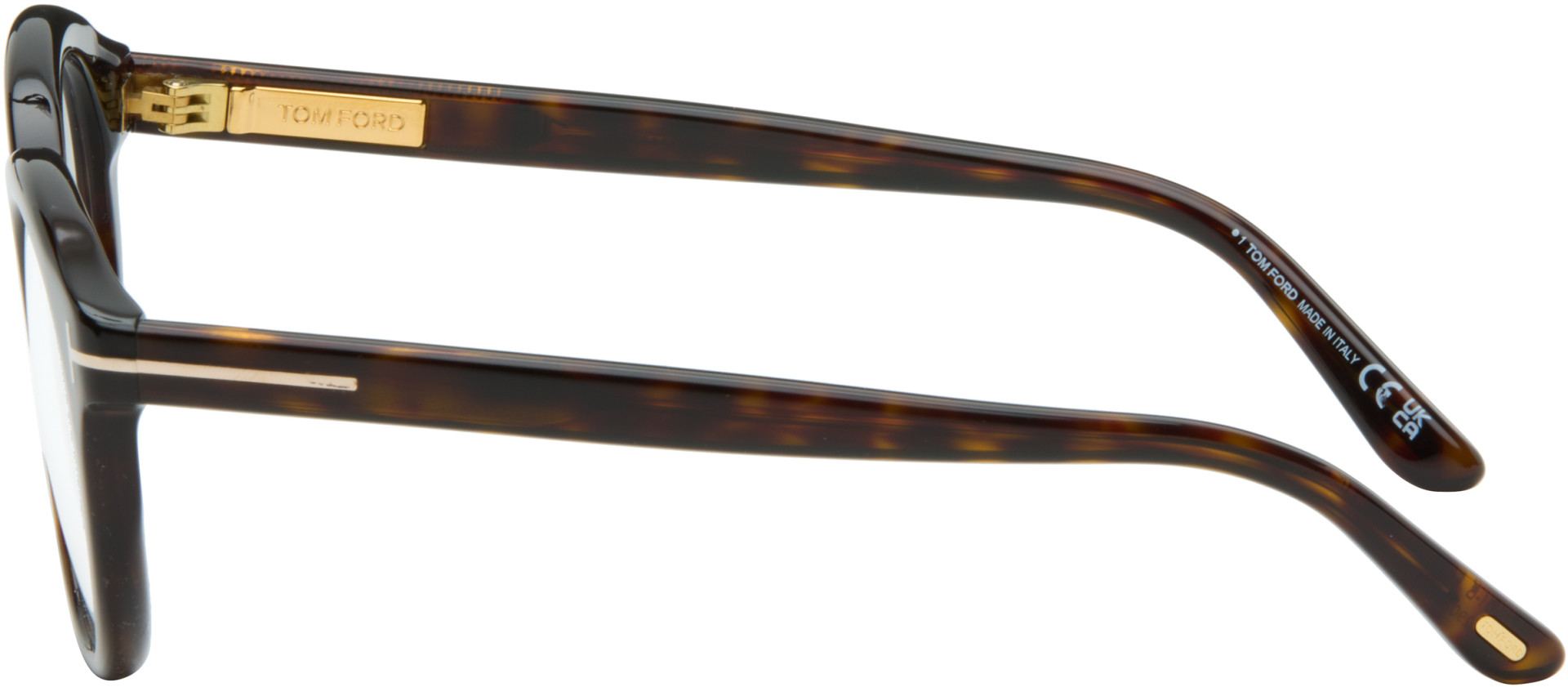 TOM FORD - Brown Blue Block Glasses