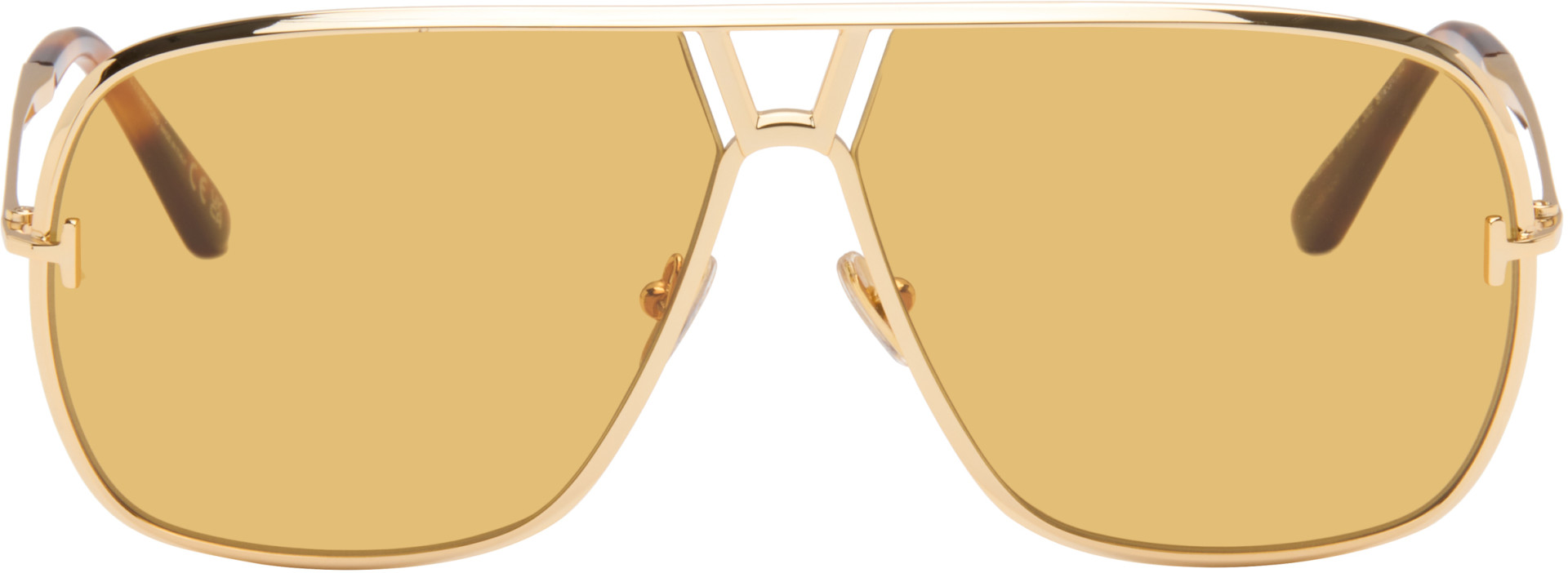 TOM FORD - Gold Stavros Sunglasses