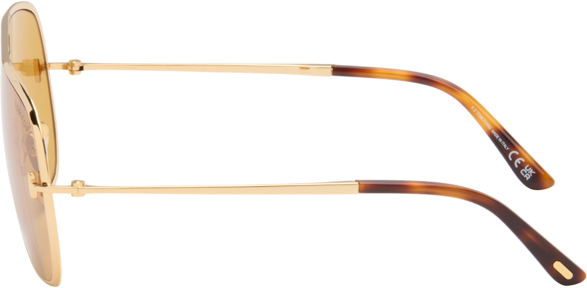 TOM FORD - Gold Stavros Sunglasses