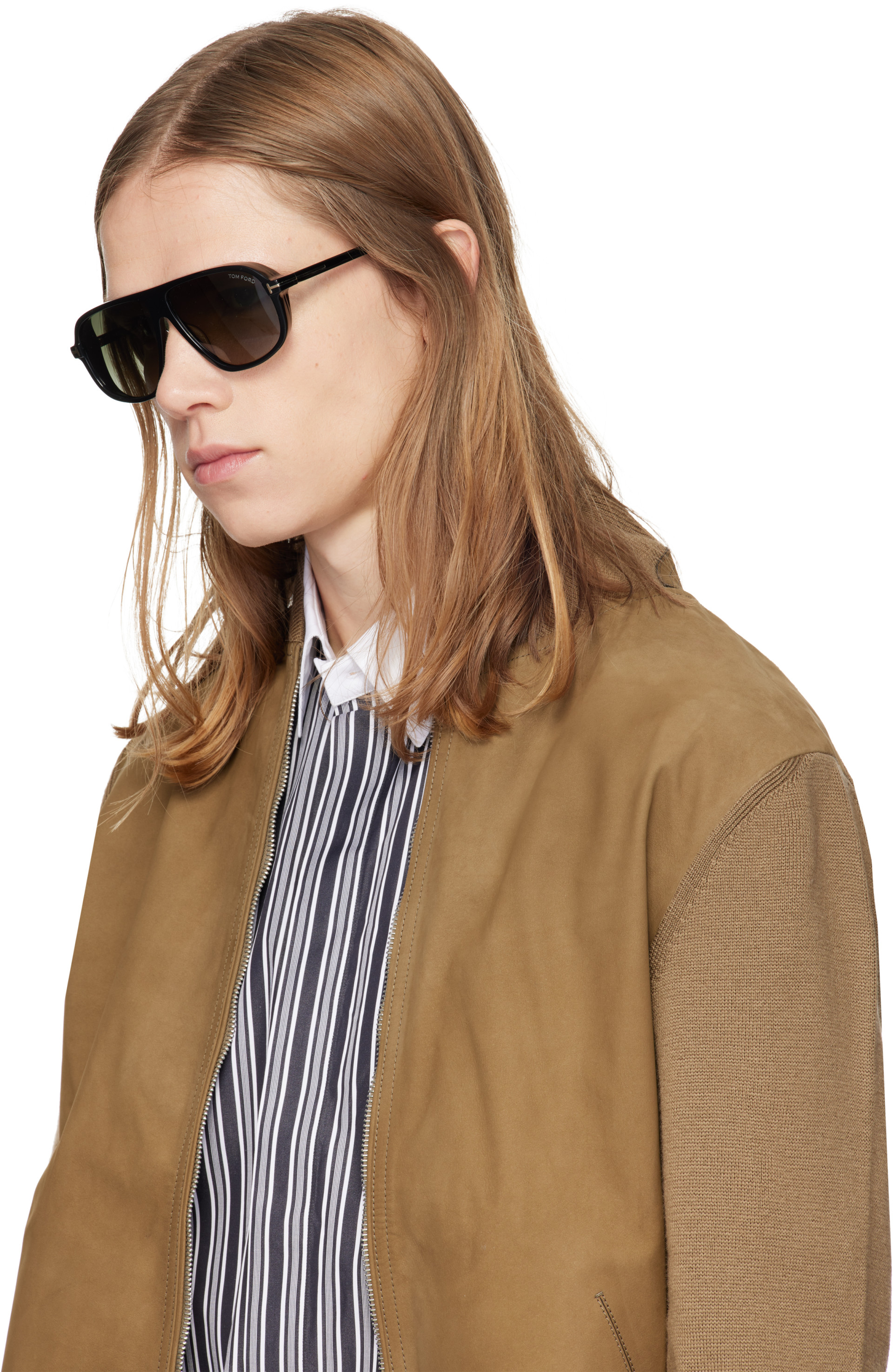 TOM FORD - Black Guillaume Sunglasses