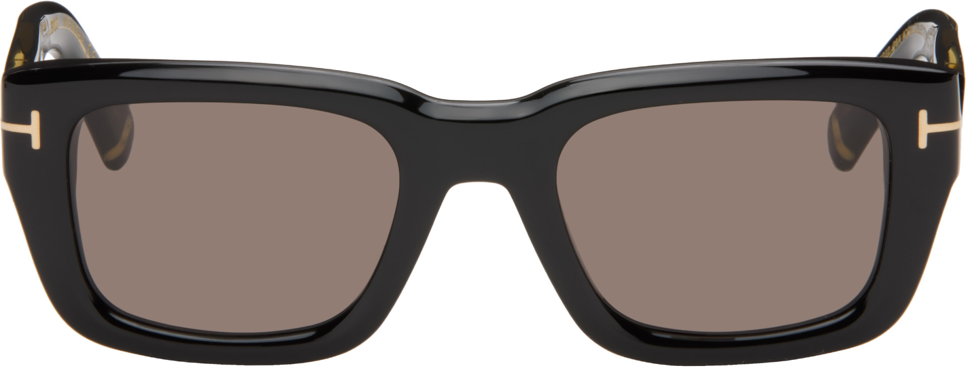 TOM FORD - 黑色 Icon Rectangular 太阳镜