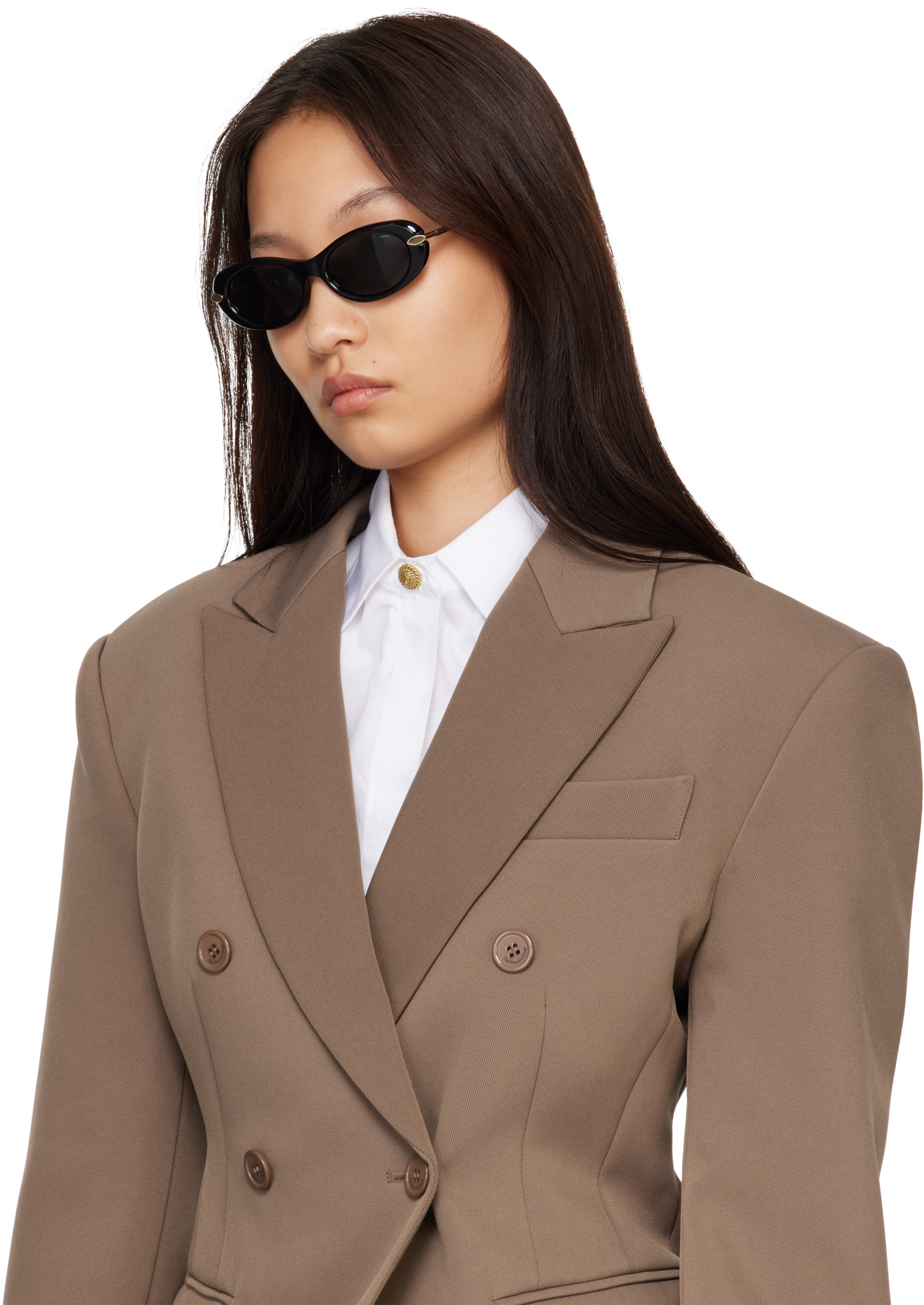 GIVENCHY サングラス ブラック Givenchy: ブラック 'Givenchy Bold' サングラス | SSENSE 日本