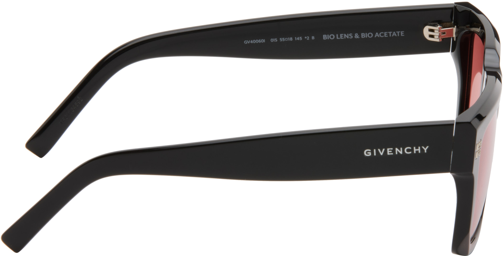 Givenchy - Black GV Day Square Sunglasses