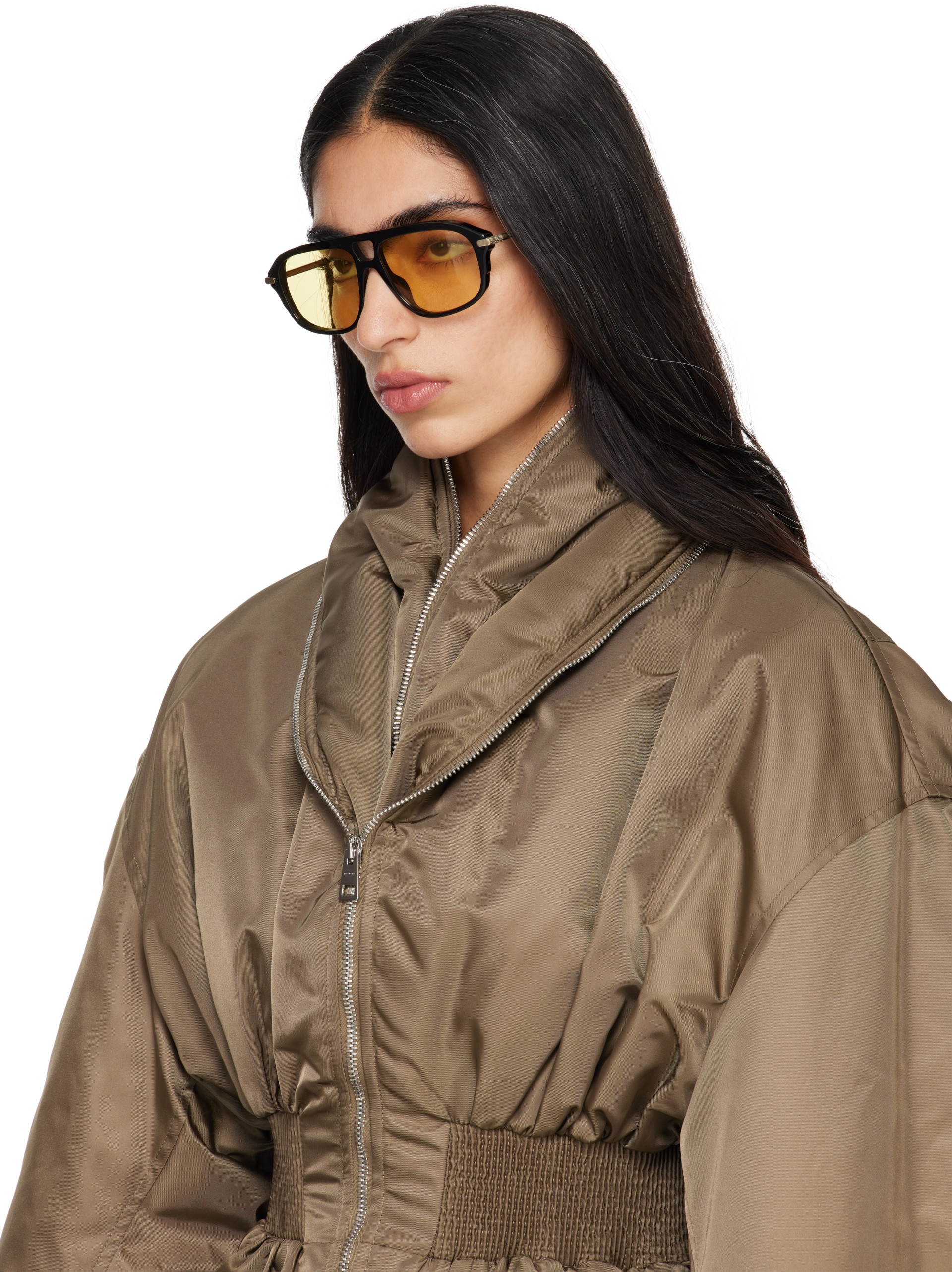 Givenchy - Black GV One Aviator Sunglasses