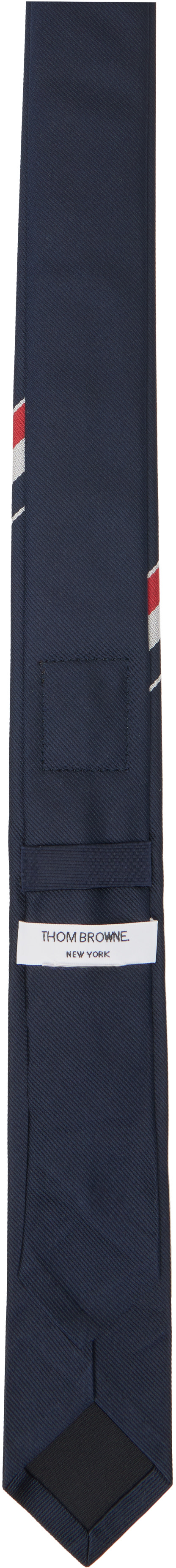 Thom Browne - Navy Classic Silk Tie