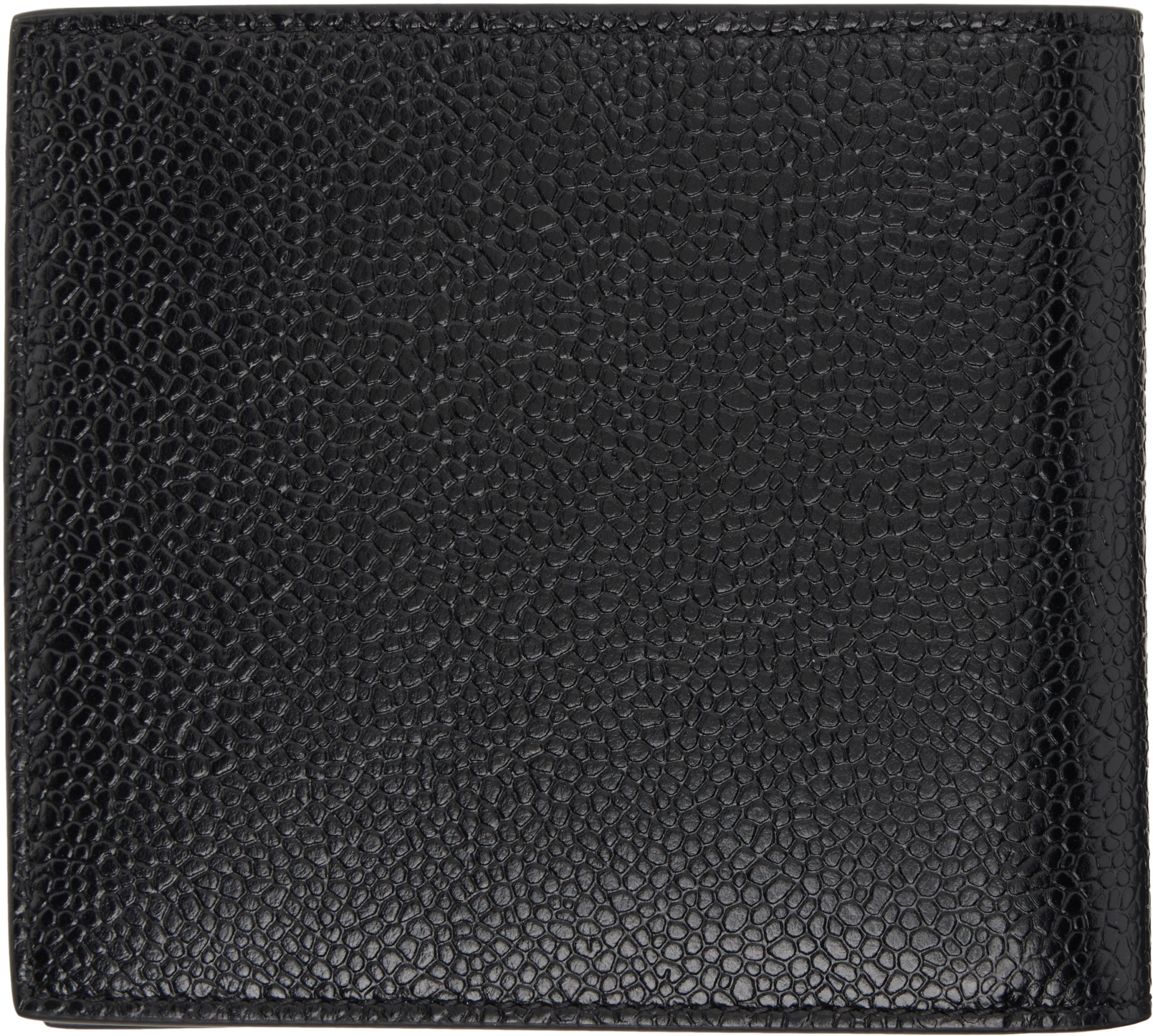 Thom Browne - Black Pebble Grain Bifold Wallet