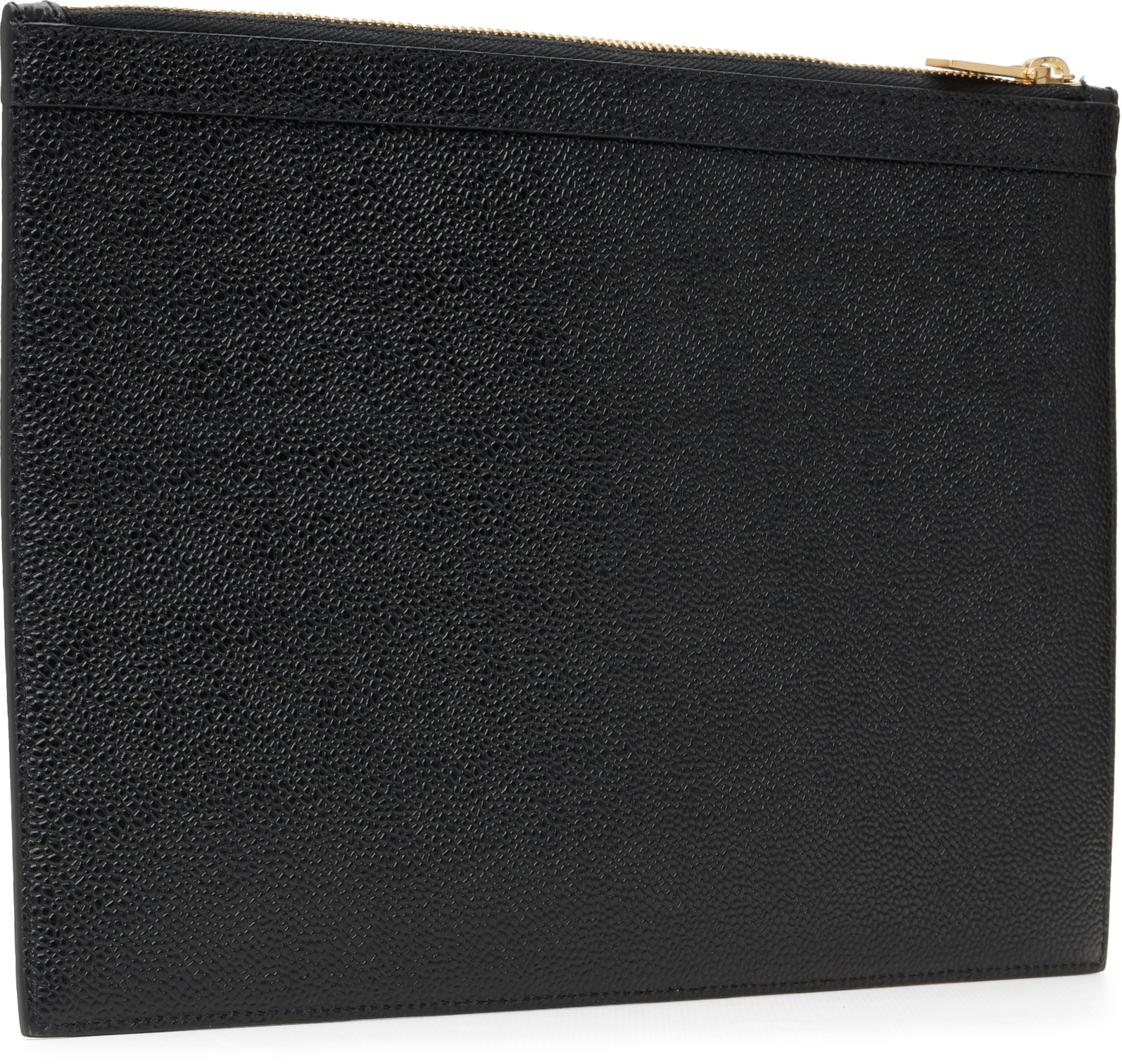 Thom Browne - Black Pebble Grain Small Document Holder