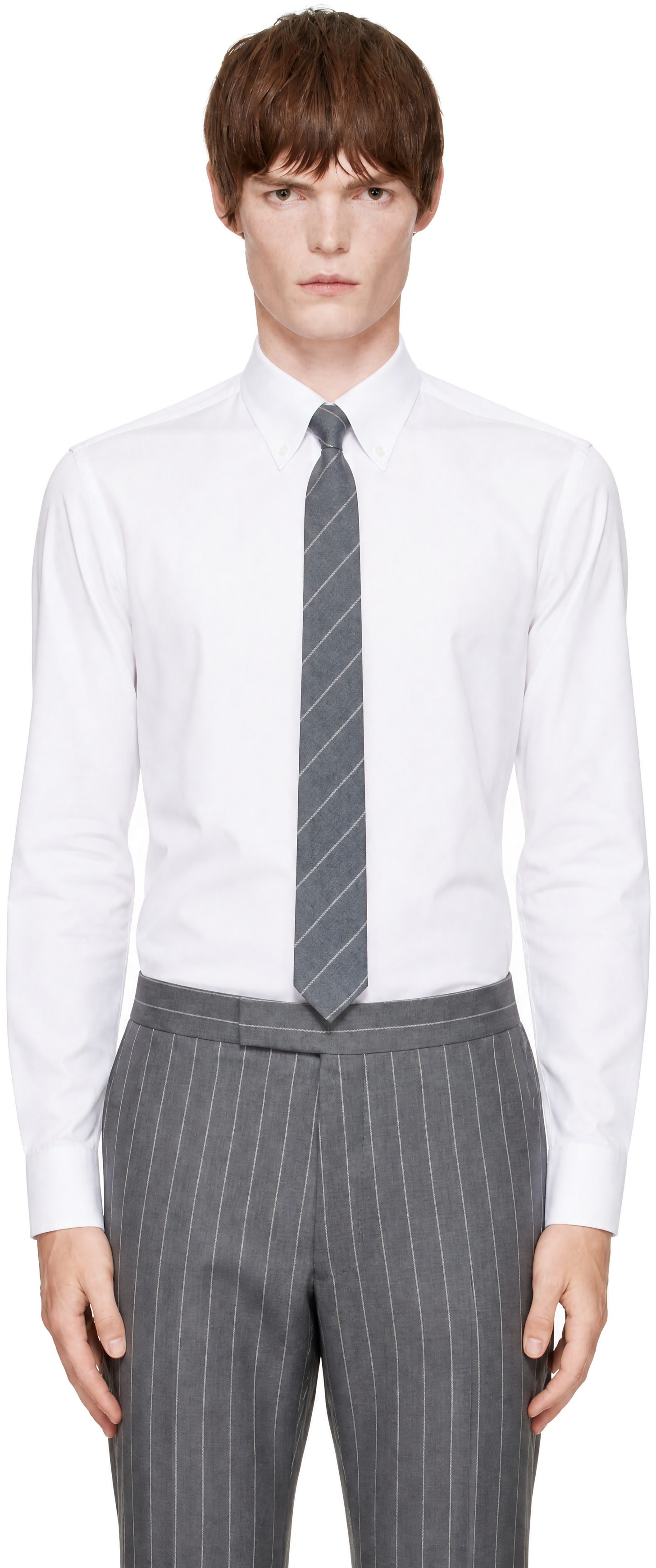 Thom Browne - White Solid Poplin Classic Shirt