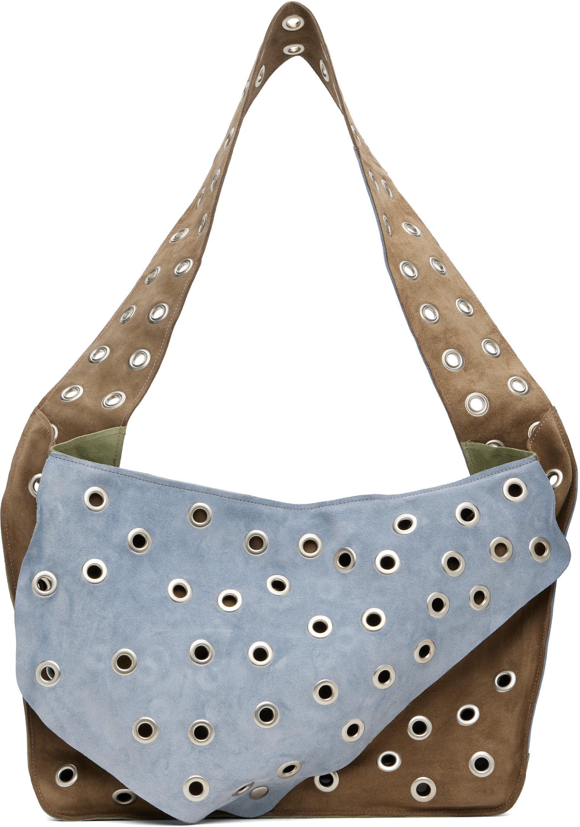 SC103 - Sac messager Record bleu et brun
