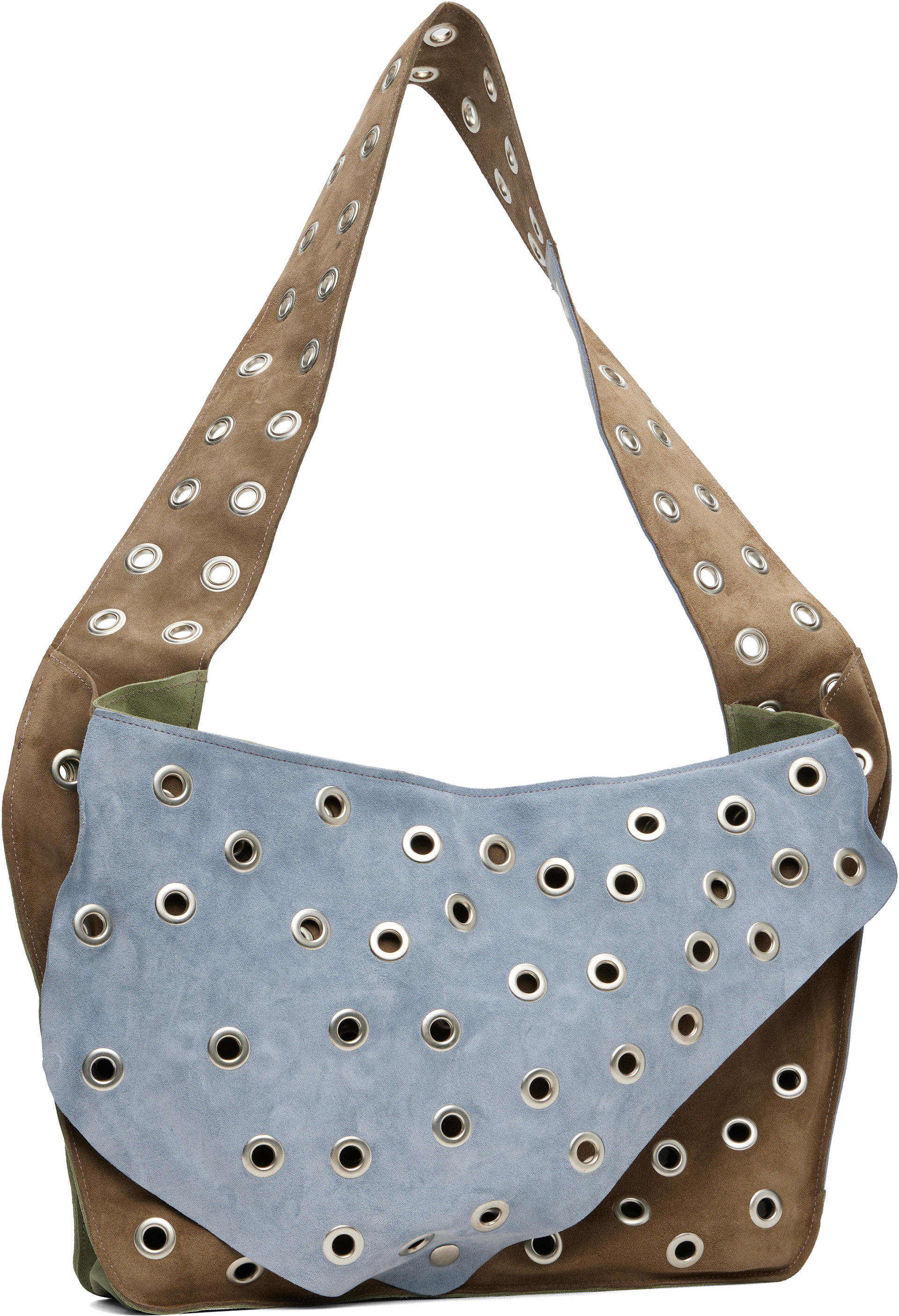 SC103 - Sac messager Record bleu et brun