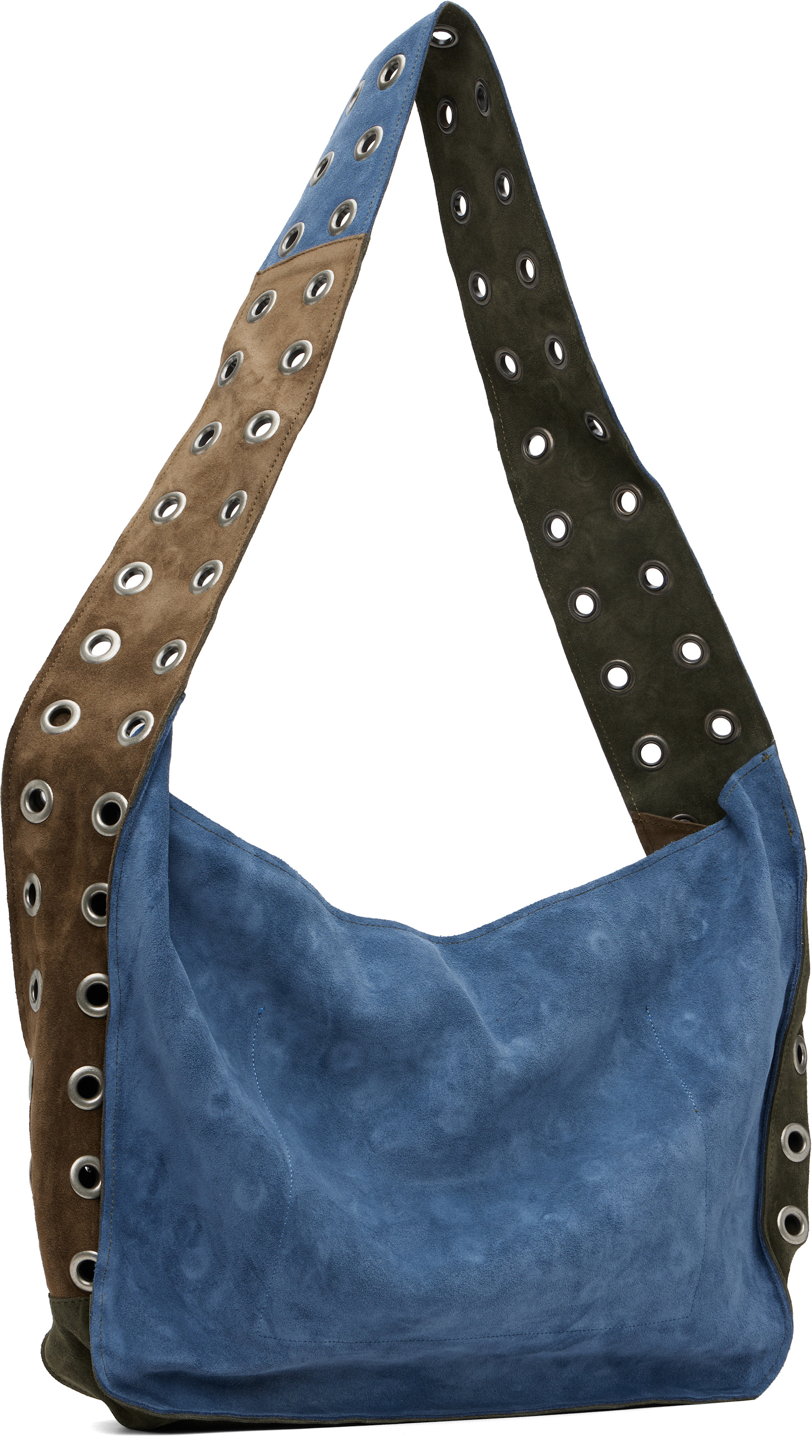 SC103 - Sac messager Record kaki et bleu