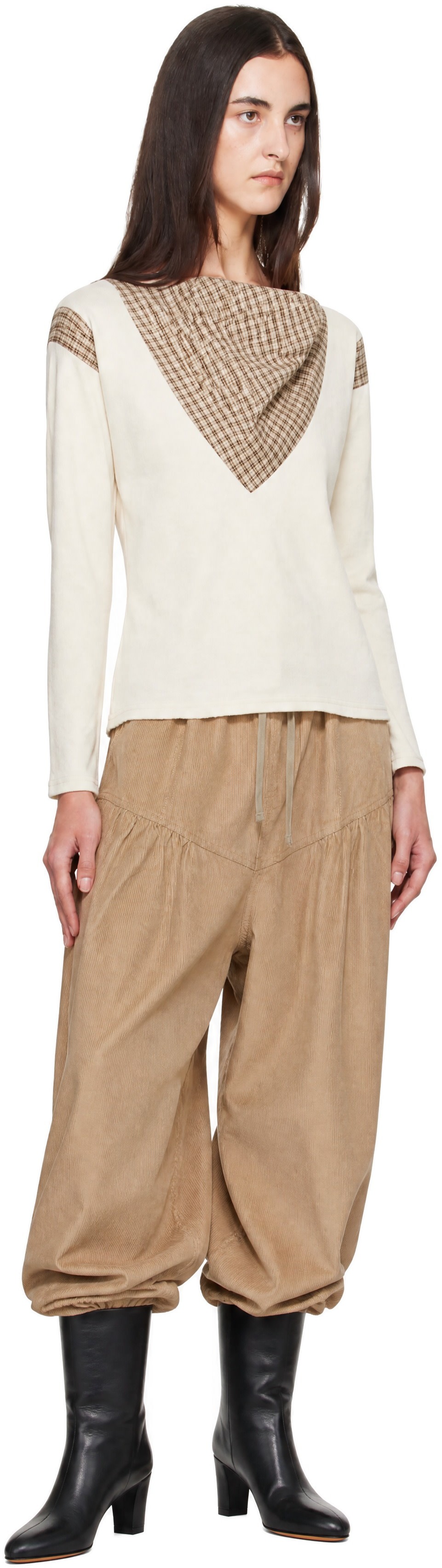 SC103 - Tan Crescent Trousers