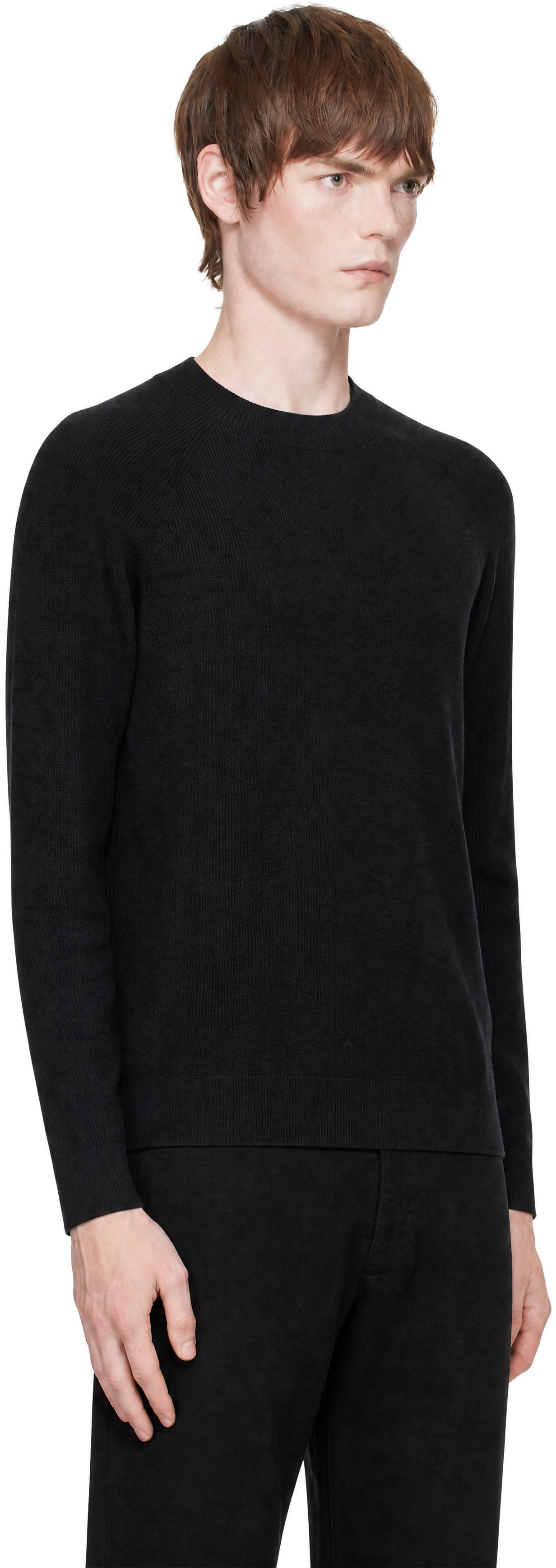 Veilance - Pull de couche intermédiaire Conic noir en laine