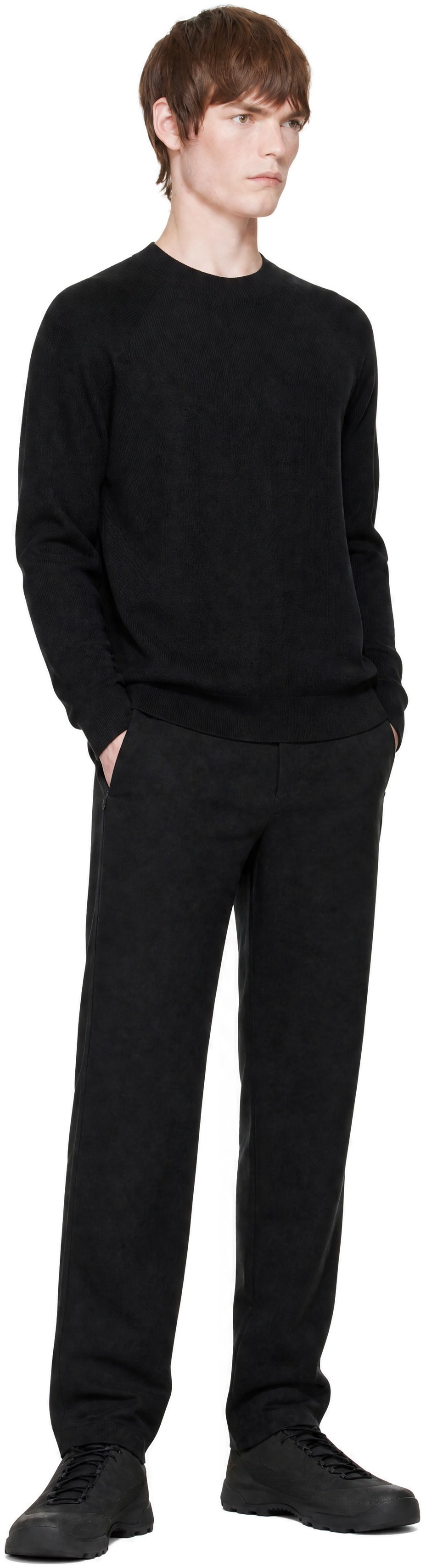 Veilance - Black Conic Wool Midlayer Sweater