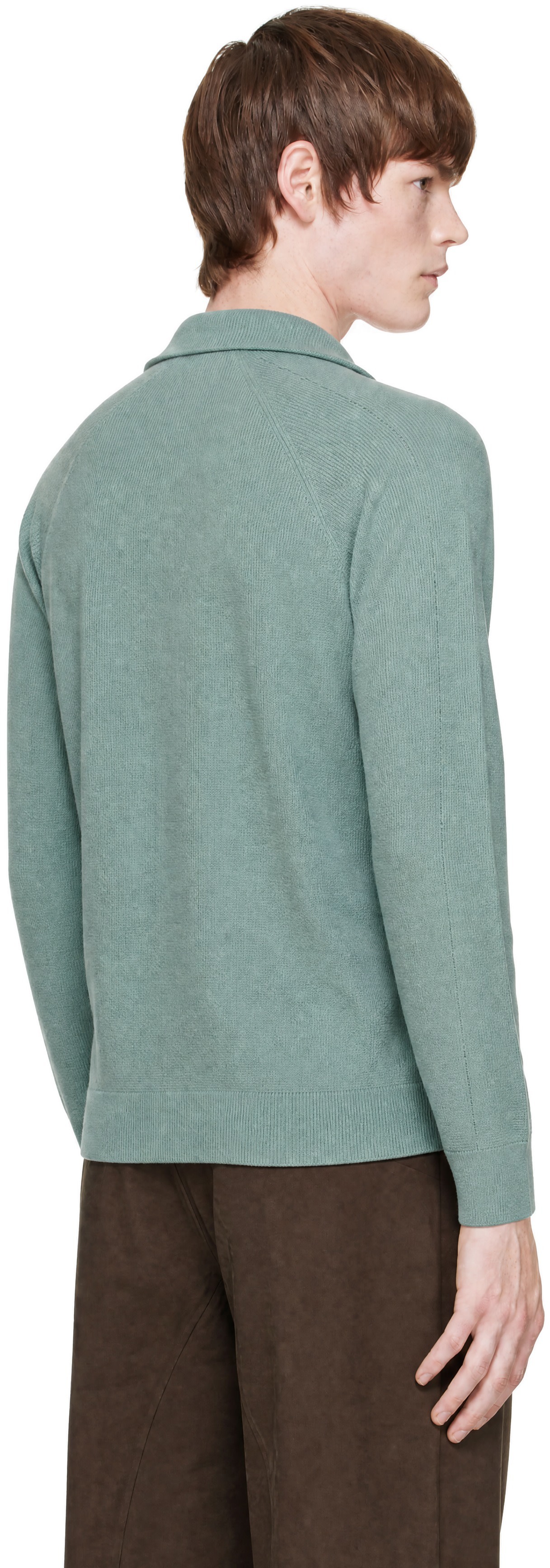Veilance - Green Conic Wool Half Zip Sweater