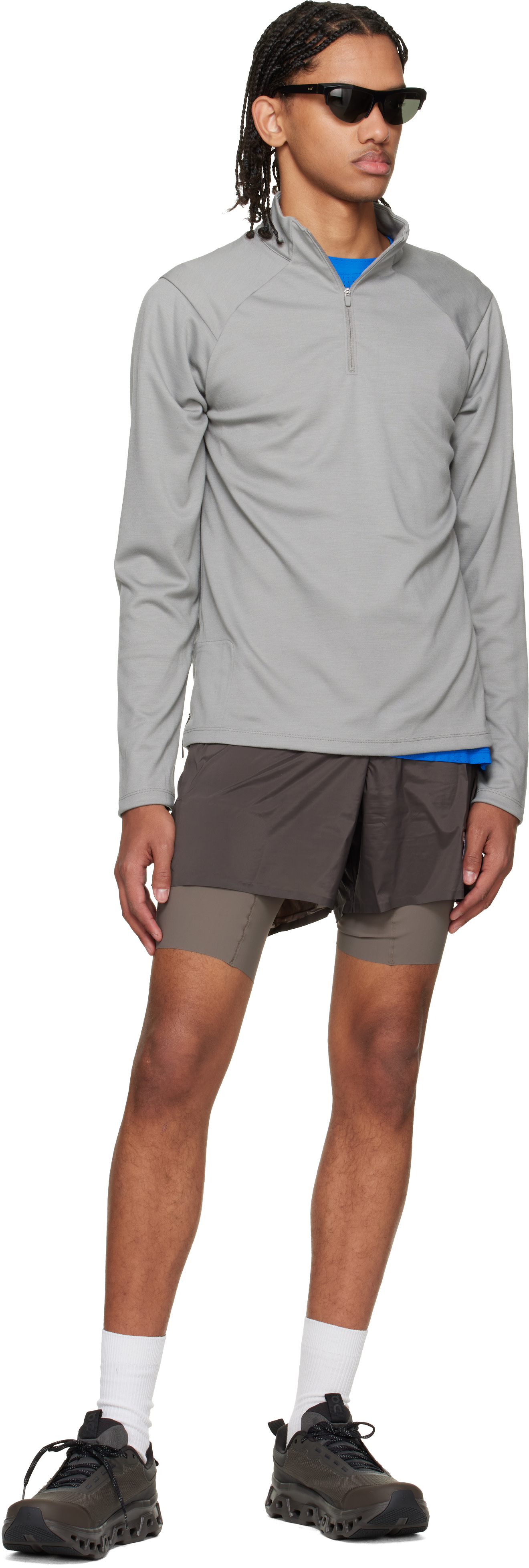 On - Baskets imperméables Cloudmonster 1 brunes