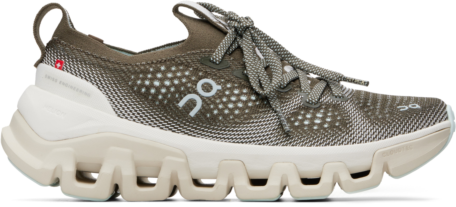On - Baskets Cloud X Tempo brun et blanc cassé