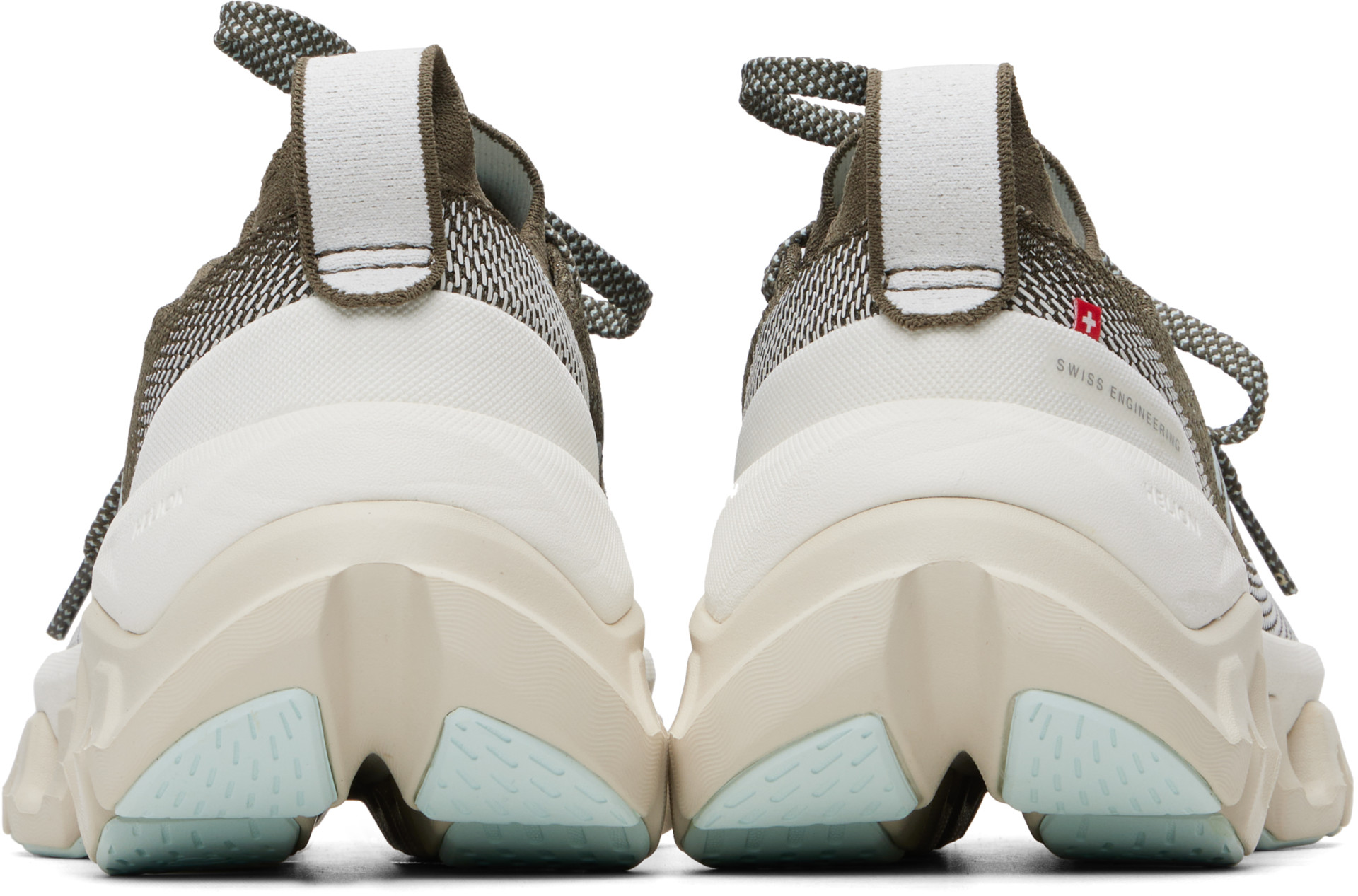 On - Baskets Cloud X Tempo brun et blanc cassé