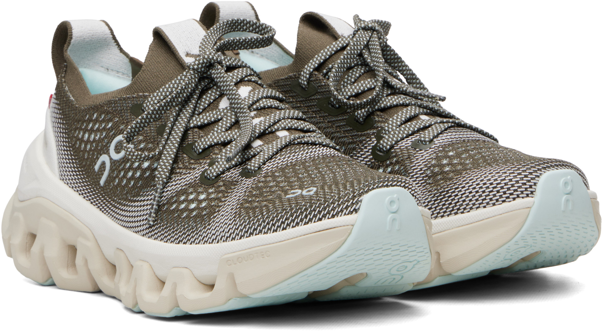 On - Baskets Cloud X Tempo brun et blanc cassé
