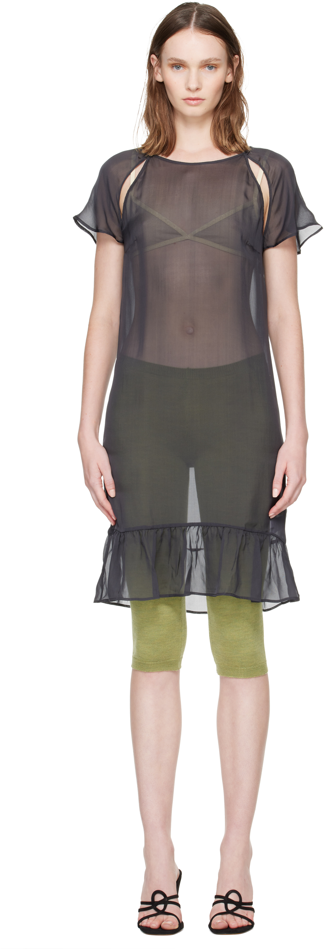 Paloma Wool - Robe midi Lira grise