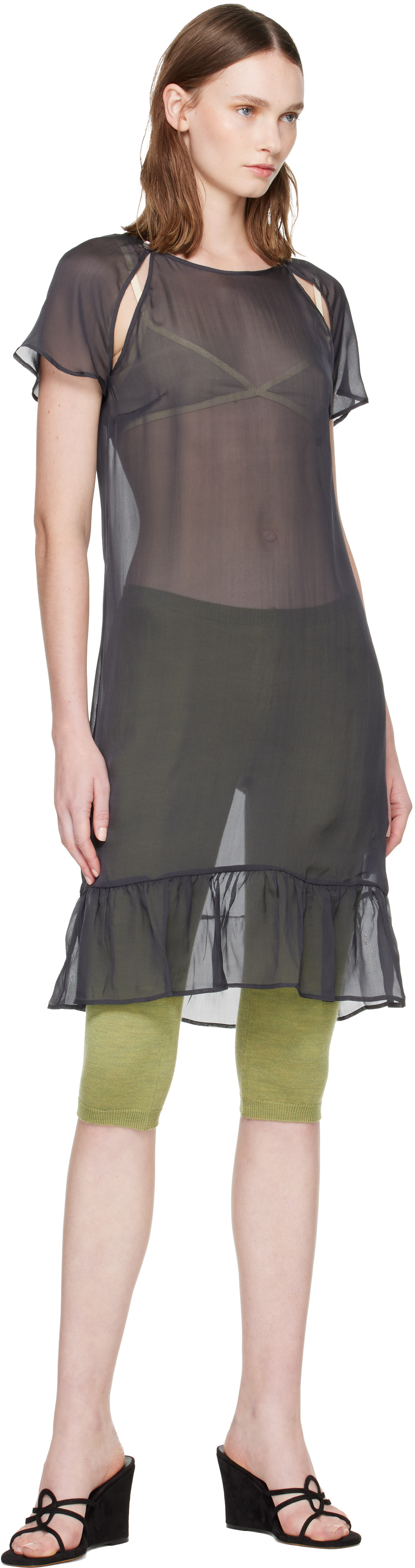 Paloma Wool - Robe midi Lira grise