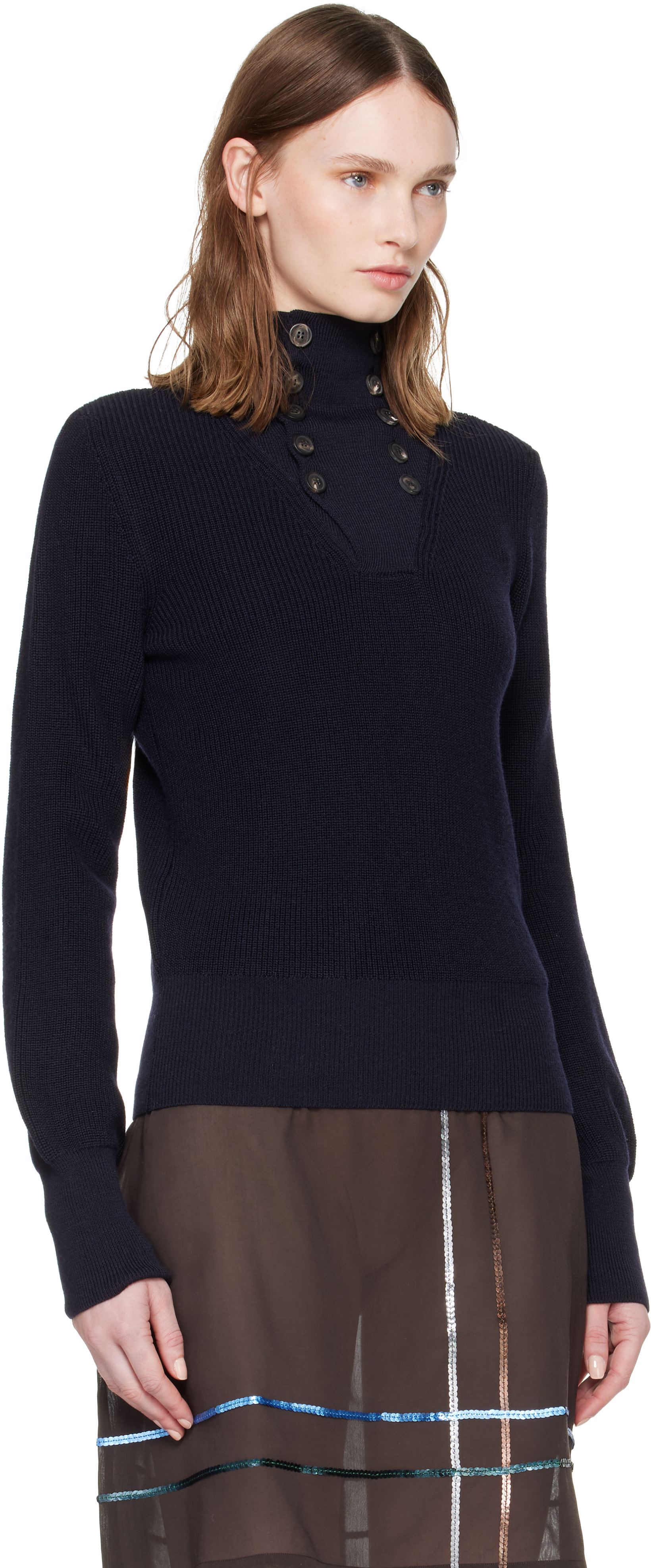 Paloma Wool - Pull Milon bleu marine