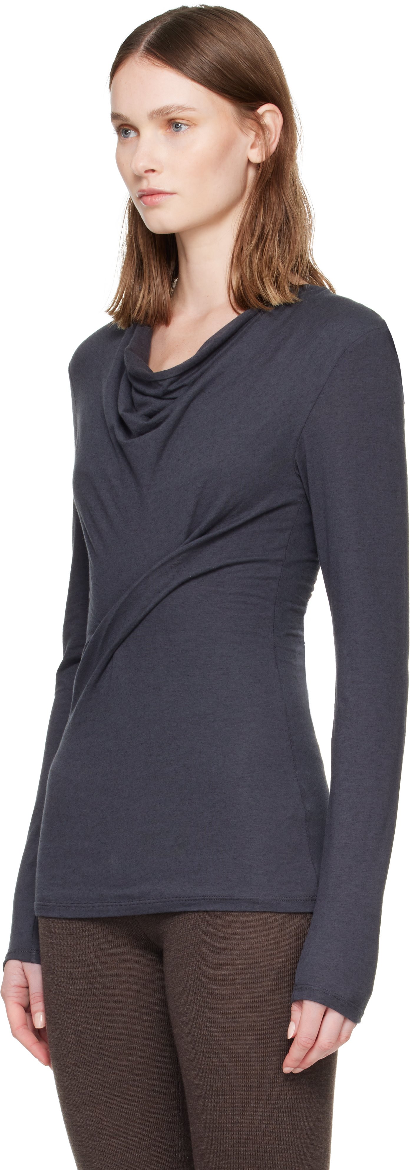 Paloma Wool - Haut Junco bleu marine