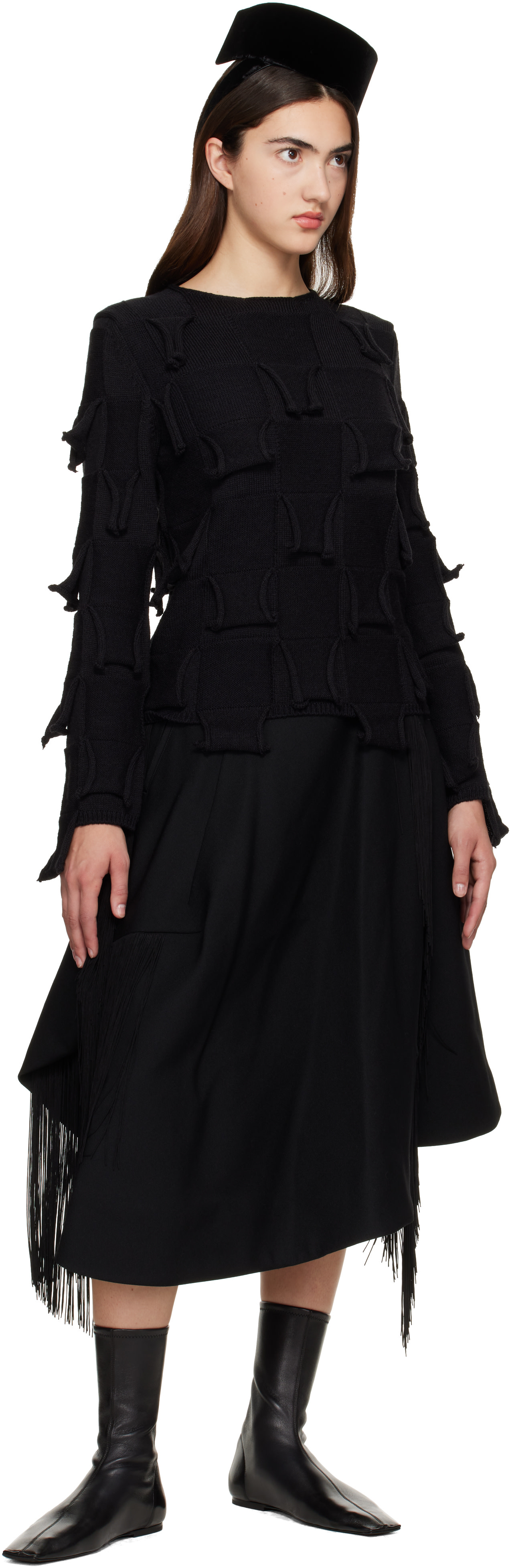 Comme des Garçons Comme des Garçons - Pull noir en laine