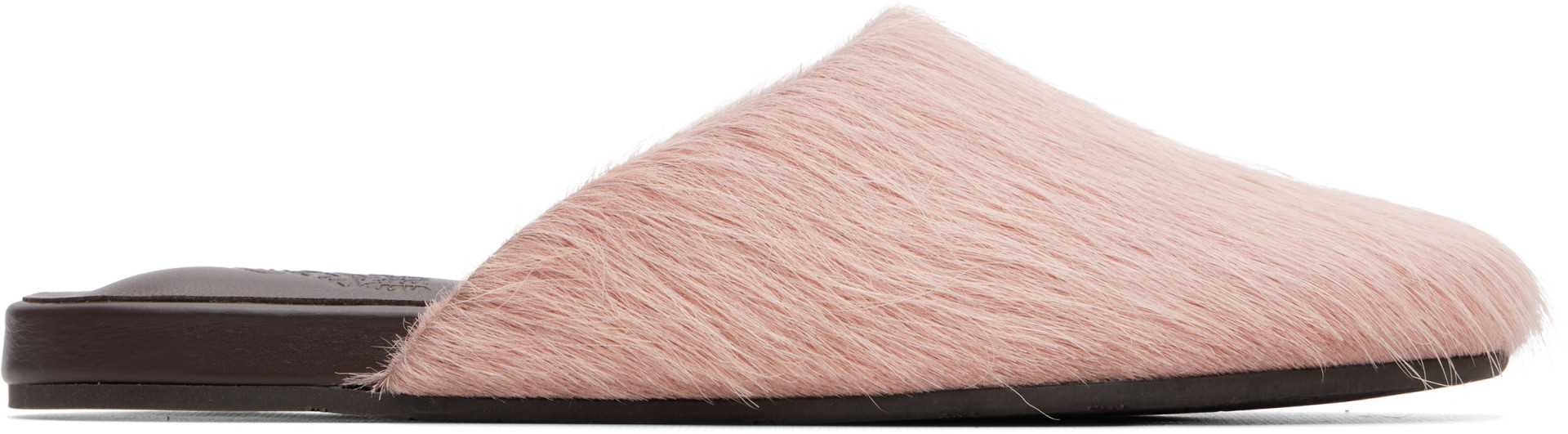 Ancient Greek Sandals: ピンク 'The Slipper' フラットシューズ