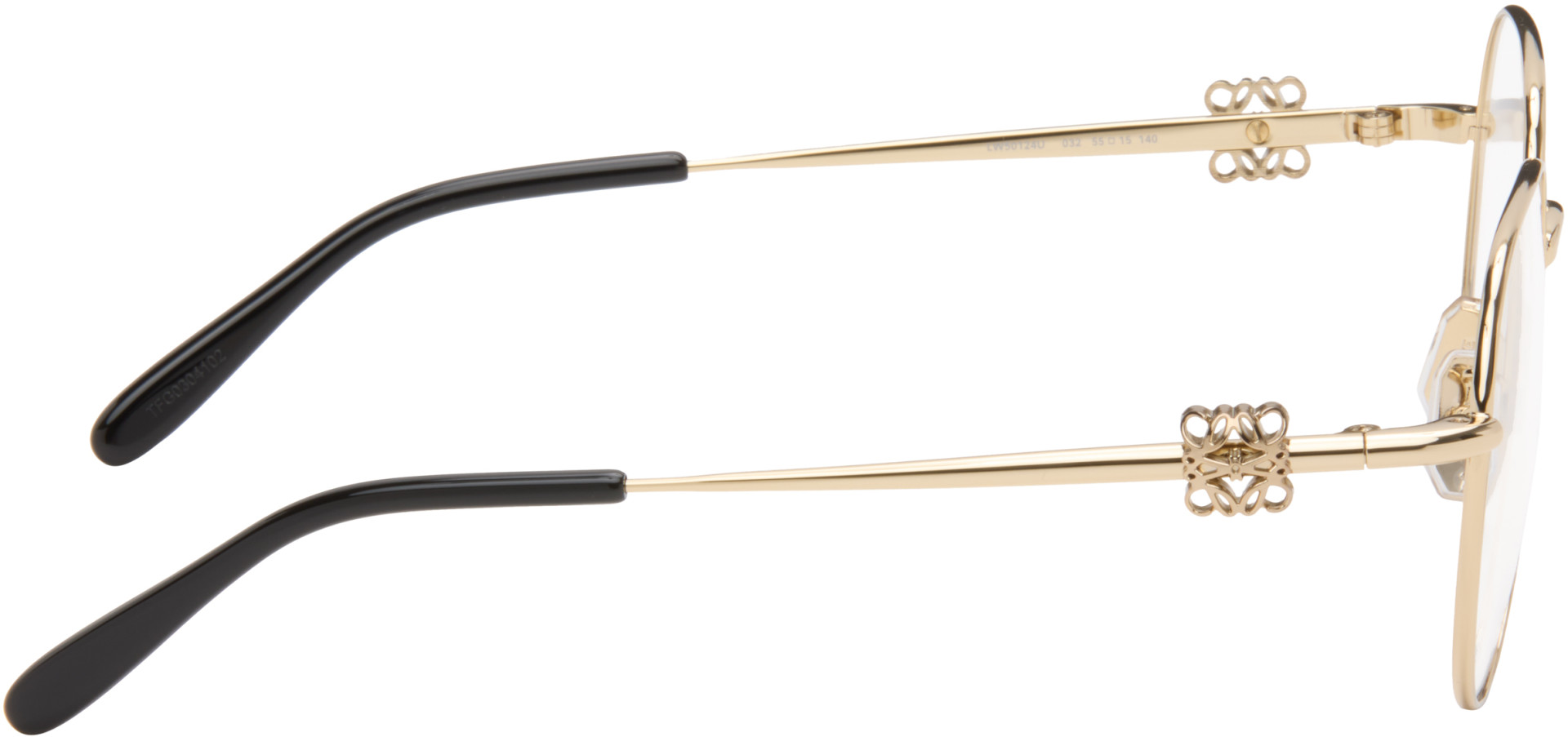LOEWE - Lunettes aviateur dorées à anagrammes