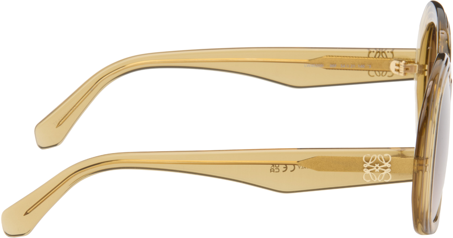 LOEWE - Lunettes de soleil vertes à anagrammes