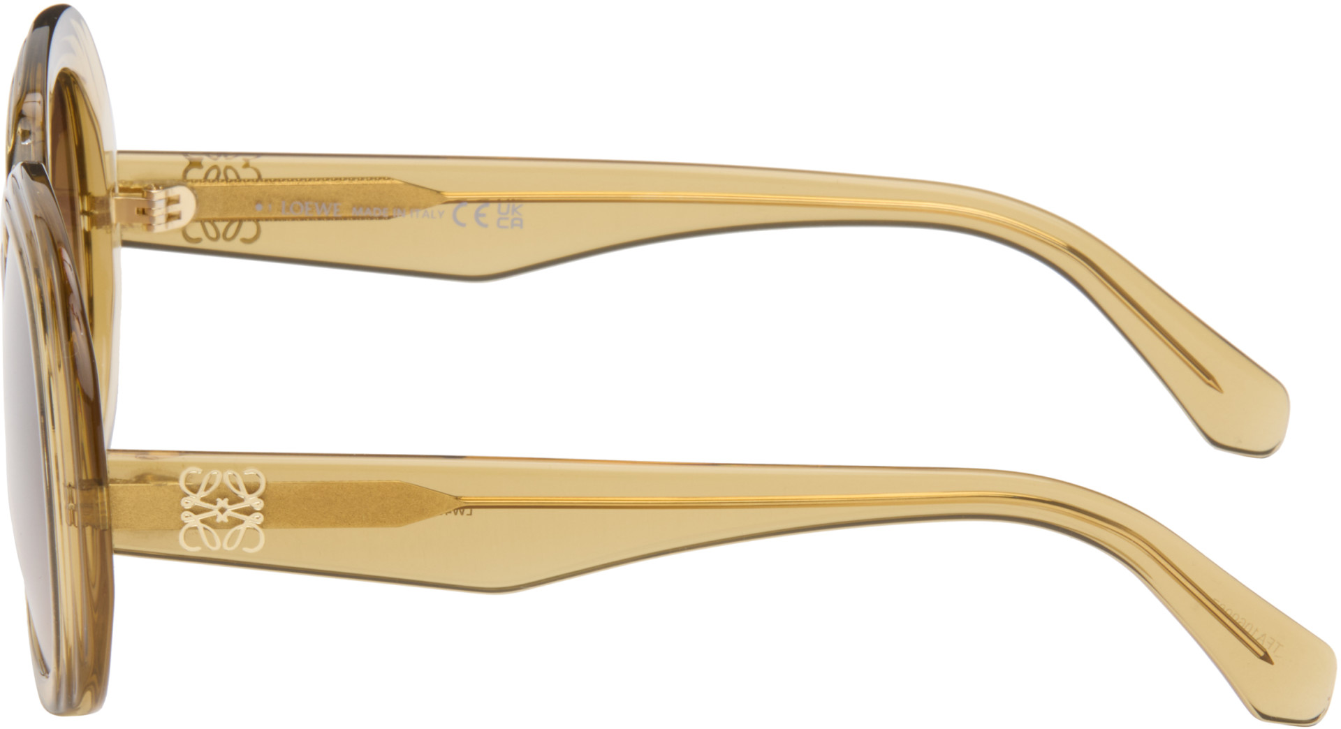 LOEWE - Lunettes de soleil vertes à anagrammes